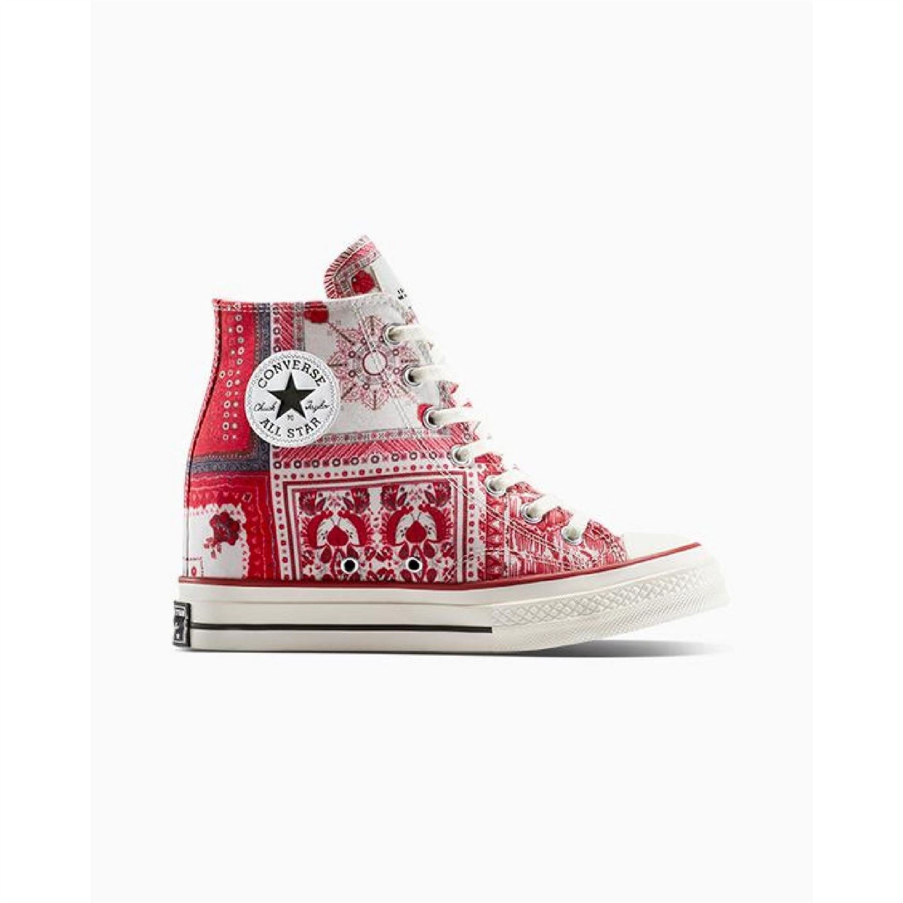 Converse Chuck 70 Wedge Hi Vanilla Heel Sandals