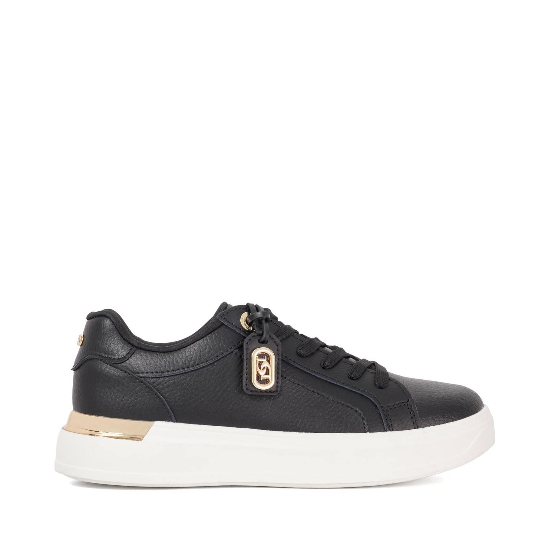 Dune London Ekino Lace Up Platform Trainers