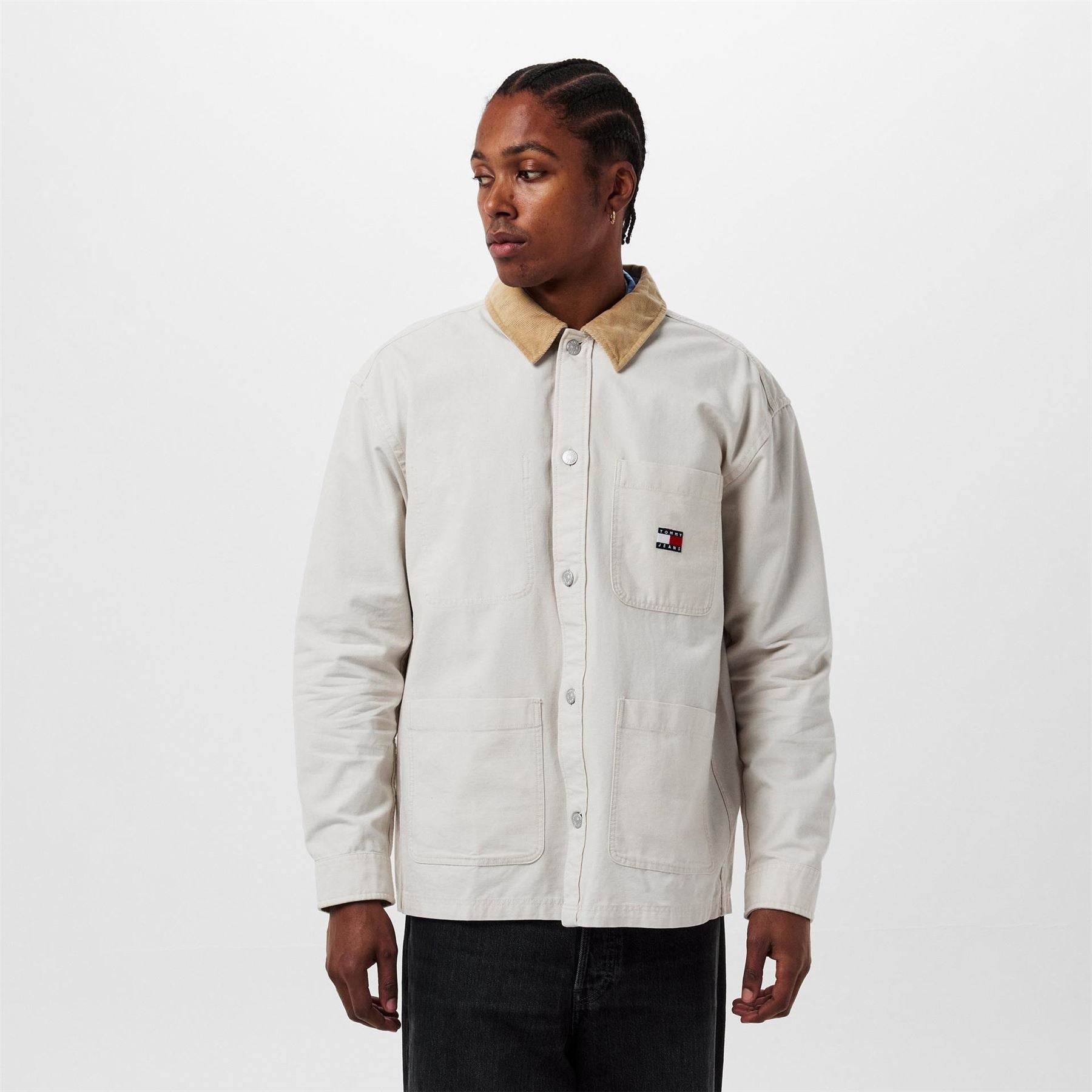 Tommy Jeans  Cord Textured Relaxed Fit Overshirt