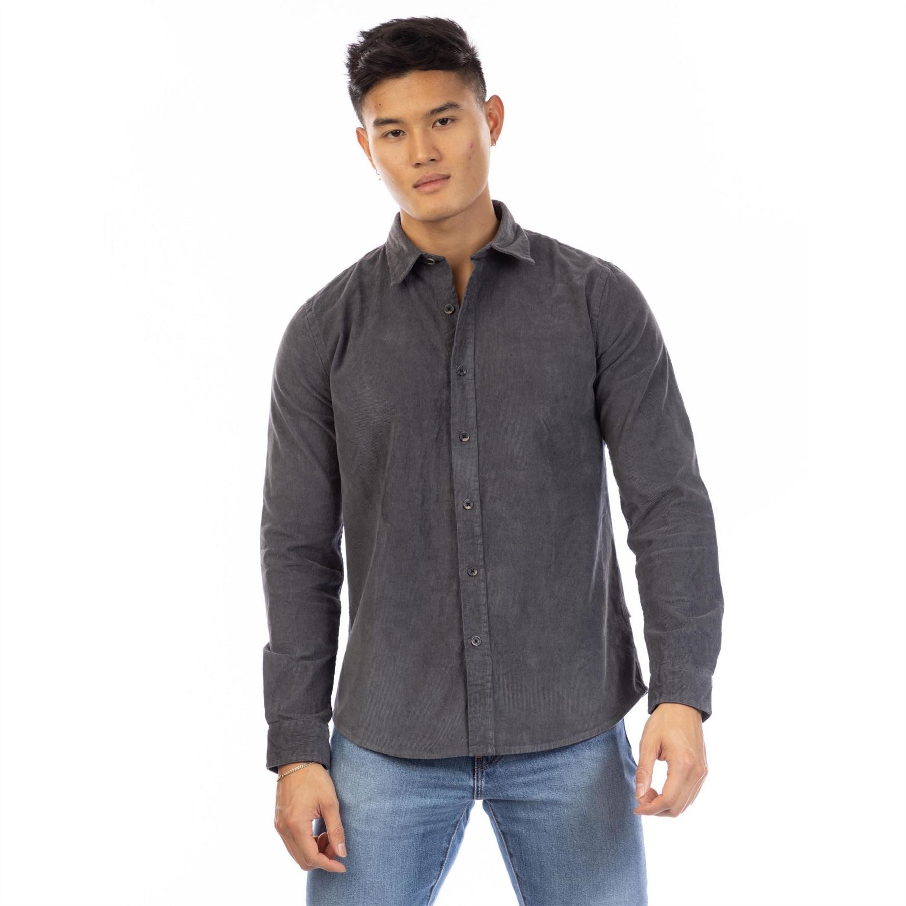 Peter Werth Collared Neck Long Sleeve Regular Fit Shirt