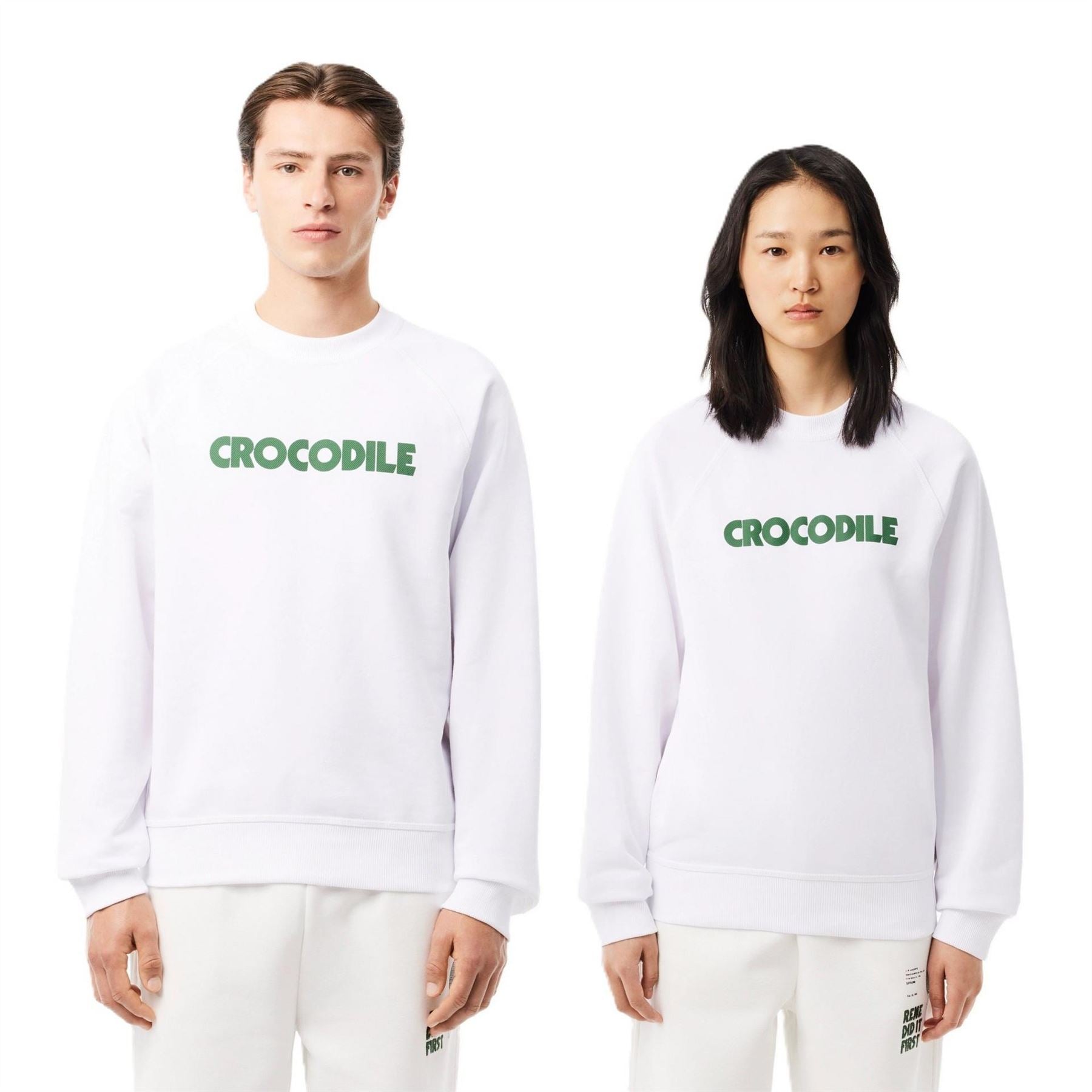 Lacoste Regular Fit Crew Neck Lettering Sweater