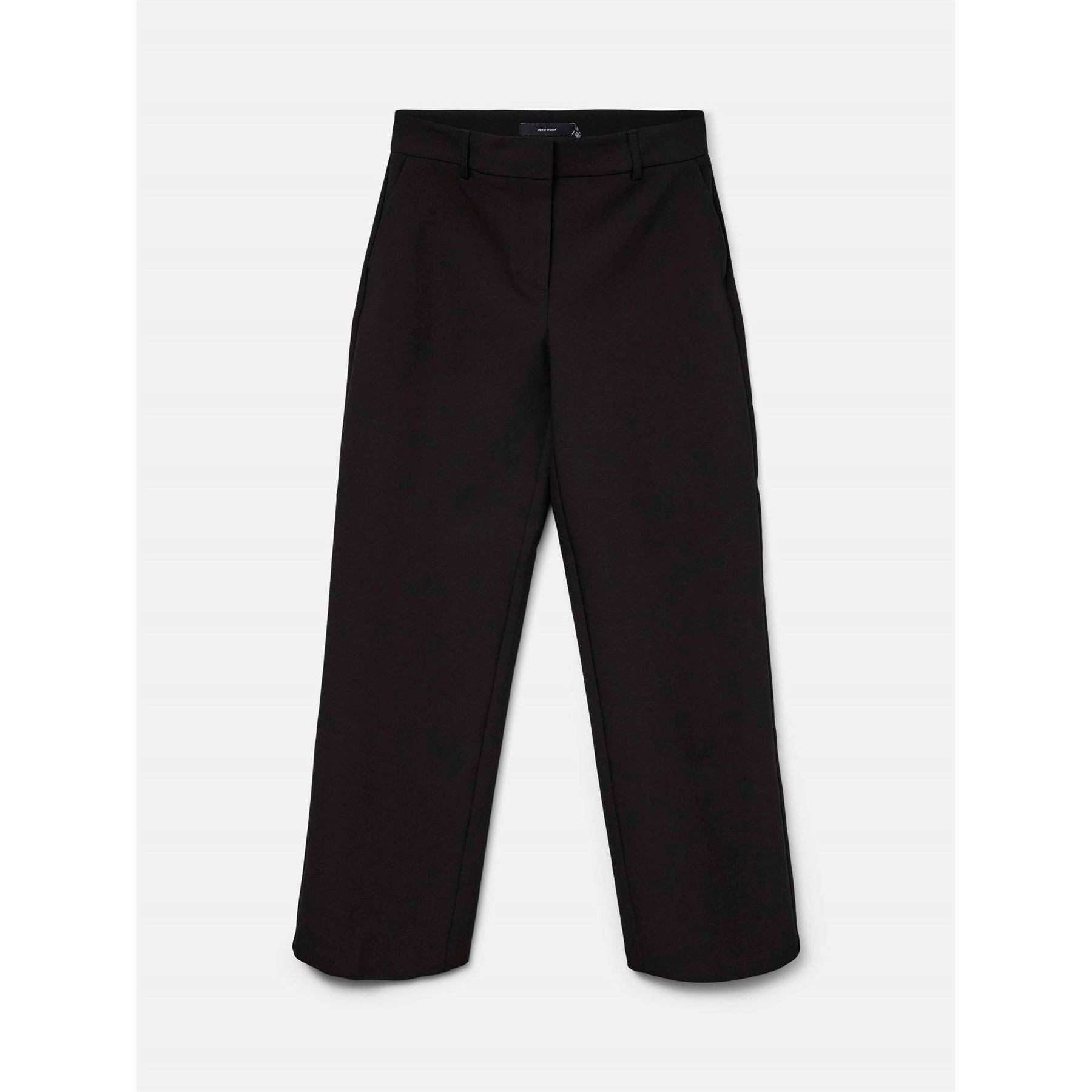 Vero Moda Solid Patterned Straight Chinos