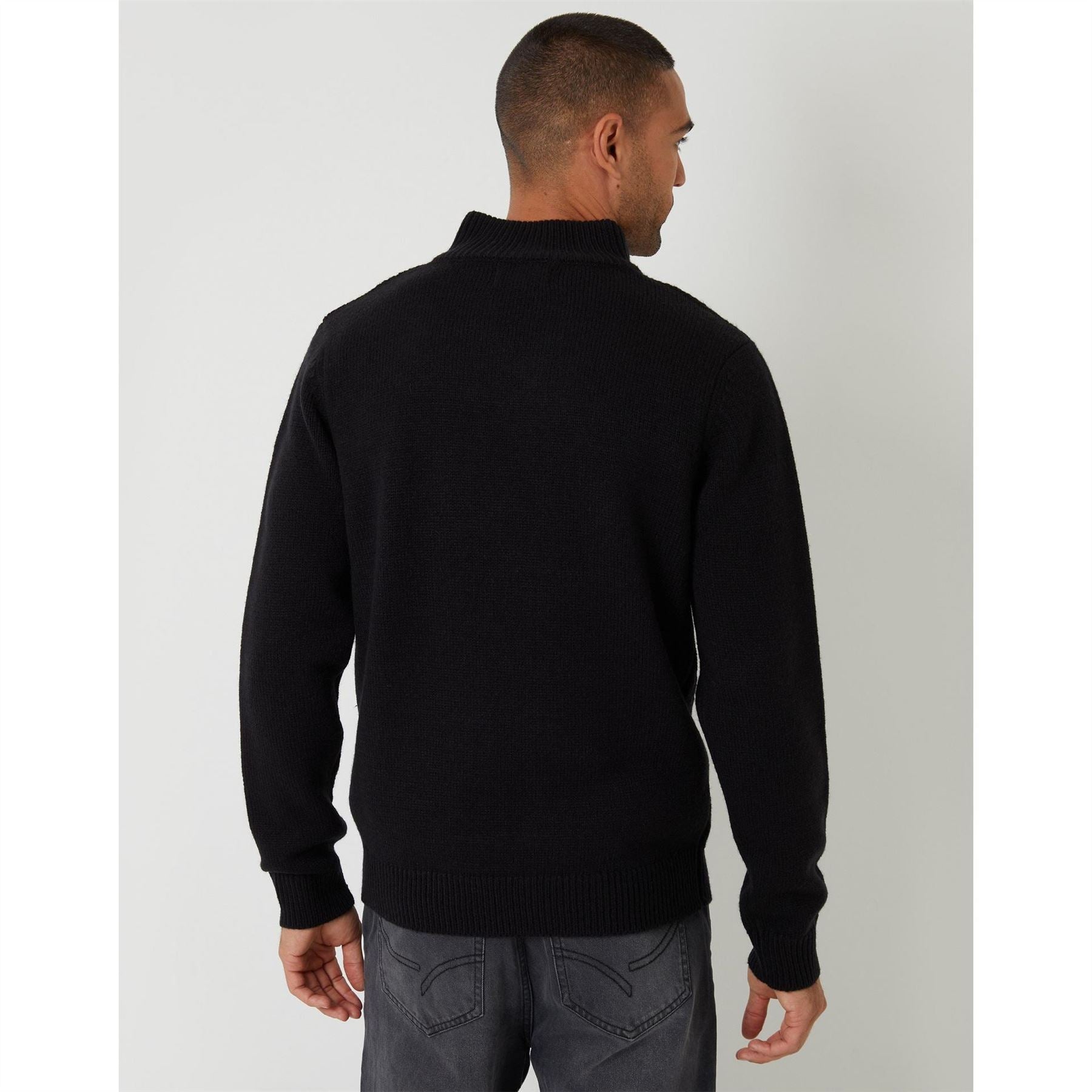 Threadbare Cranmere Shawl Neck Long Sleeve Sweater