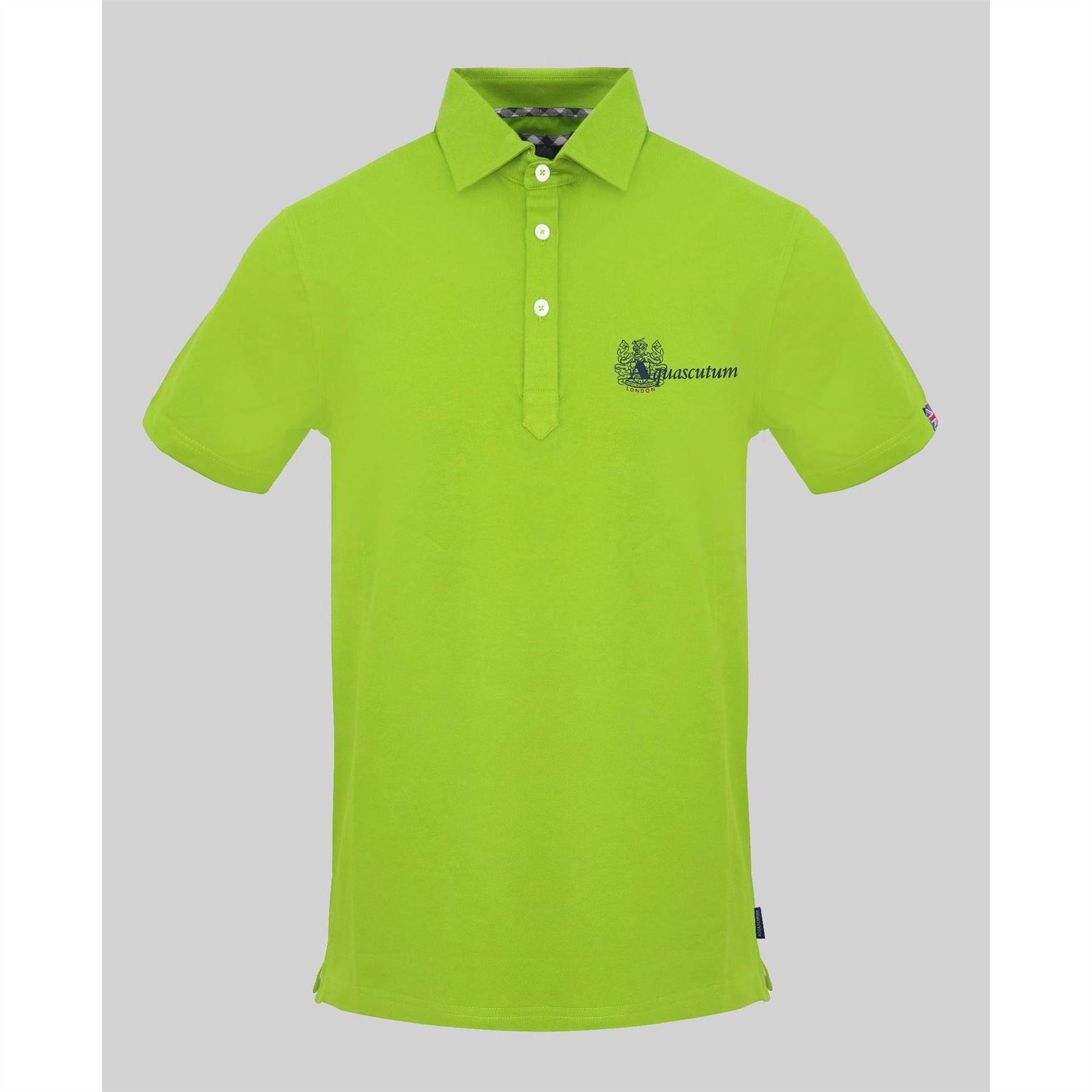 Aquascutum Collared Neck Short Sleeve Polo Shirt