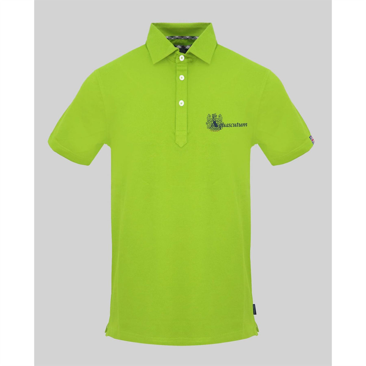 Aquascutum Collared Neck Short Sleeve Polo Shirt