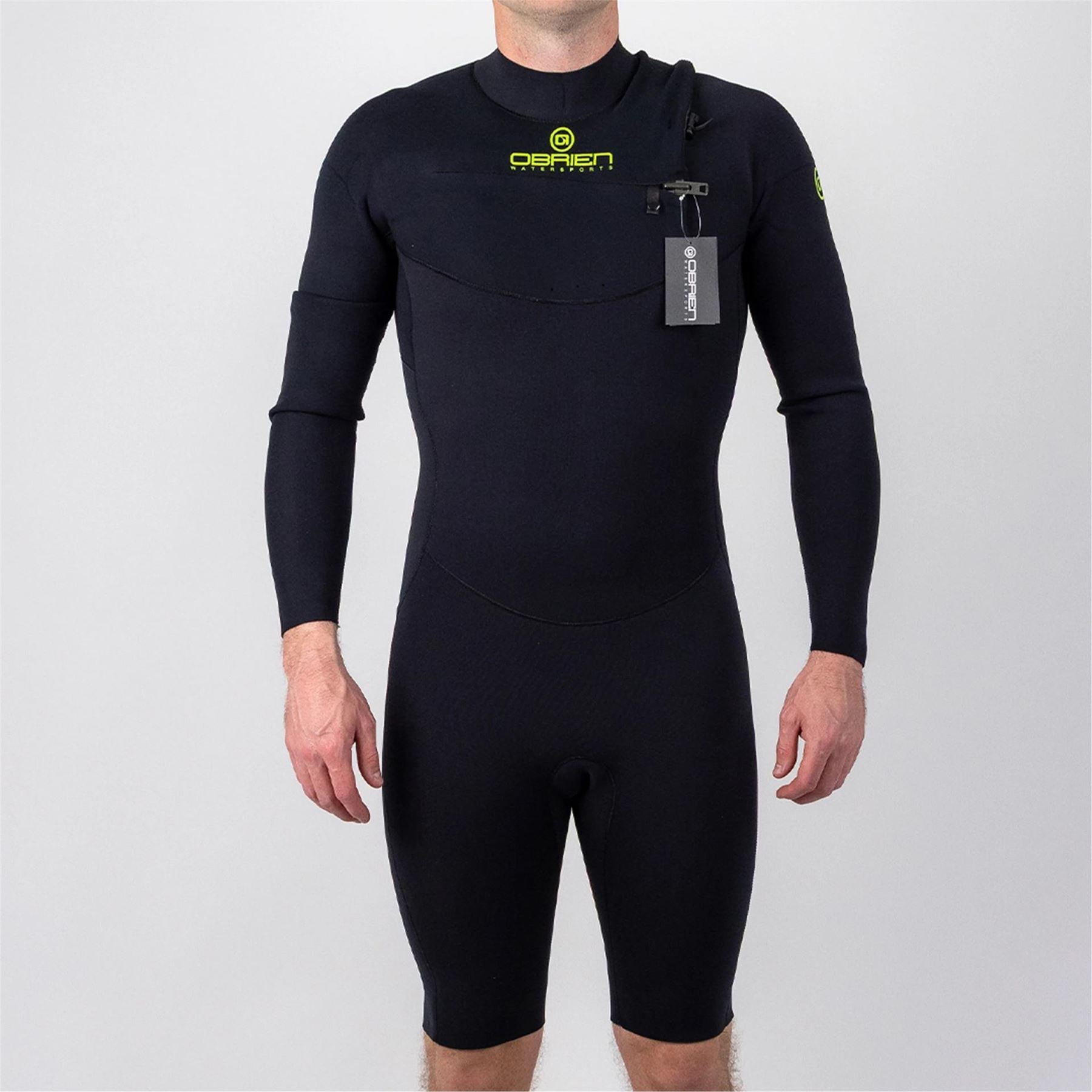 Obrien Elite Plus 3 2mm Front Zip Long Sleeve Wetsuit Shorty