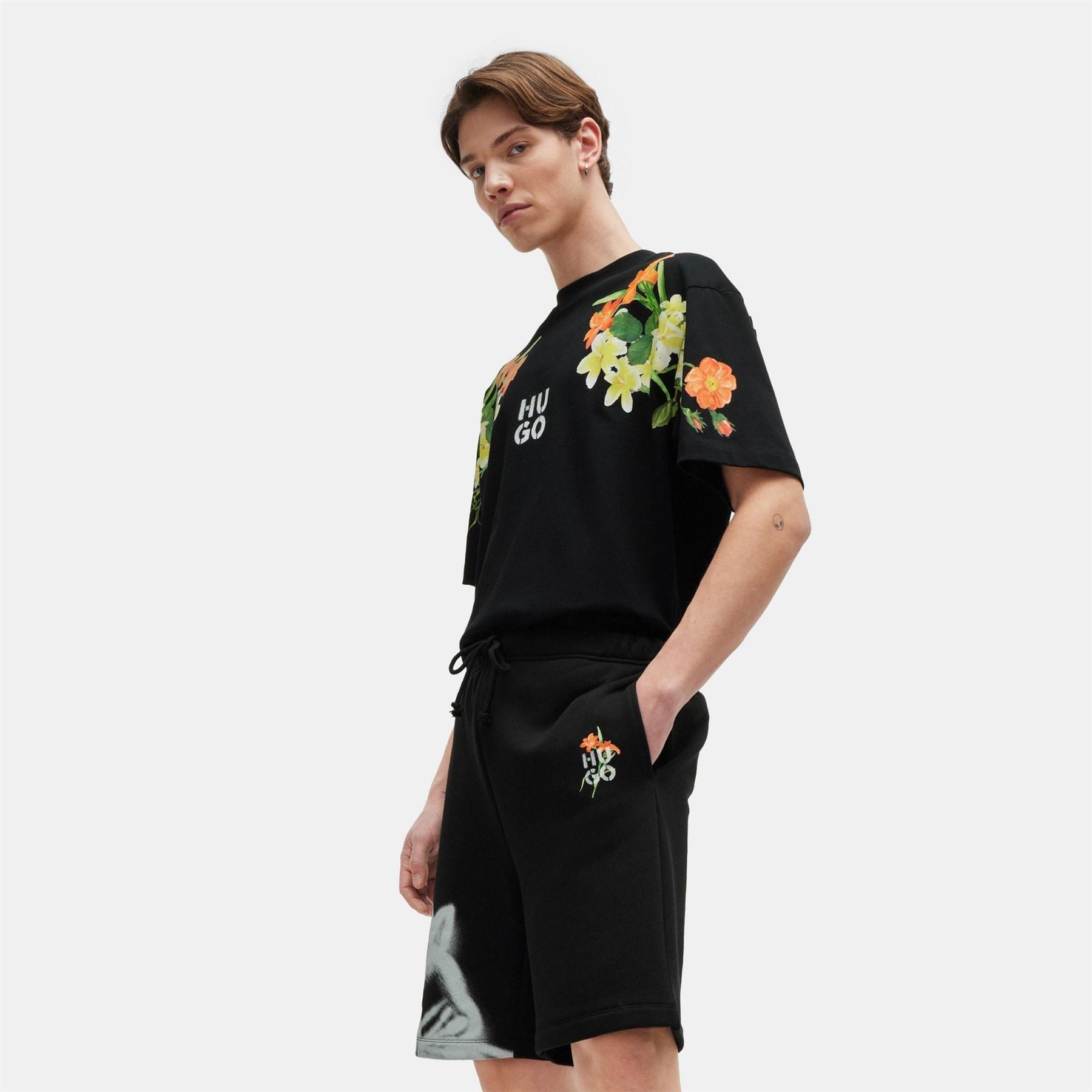 Hugo Fleece Jogger Shorts