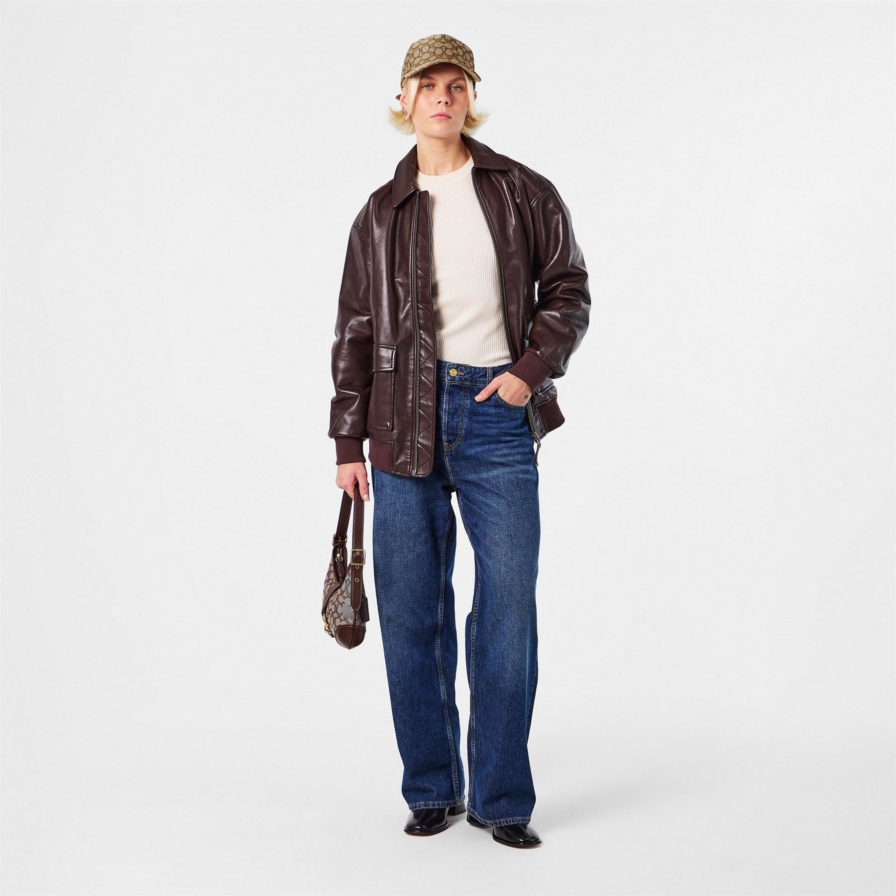 Coach Signature C Jacquard Baseball Cap