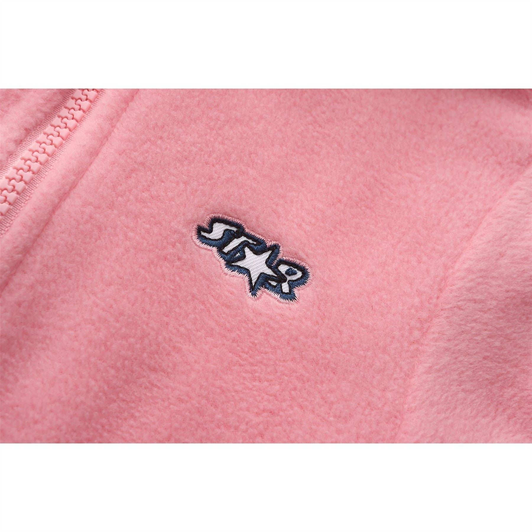 Star FulL-Zip Fleece Top Junior