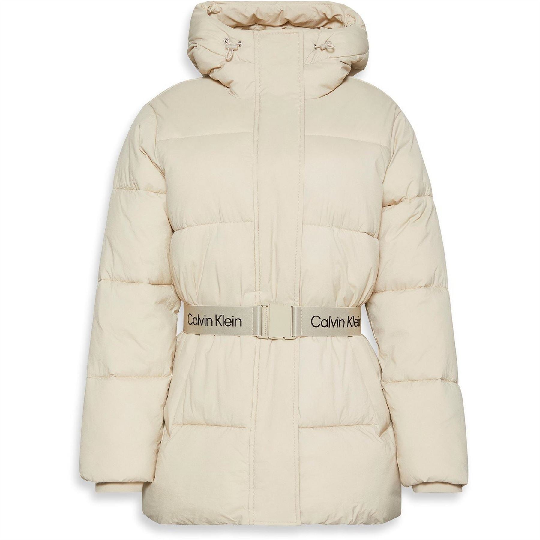 Calvin Klein Jeans Belted Medium Puffer Jacket