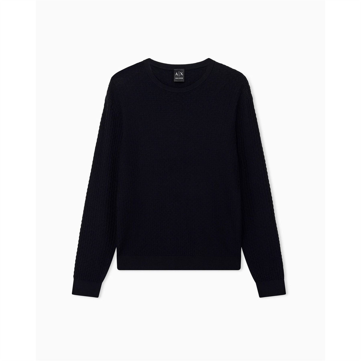 Armani Exchange Crew Neck Long Sleeve Regular Fit Sweater