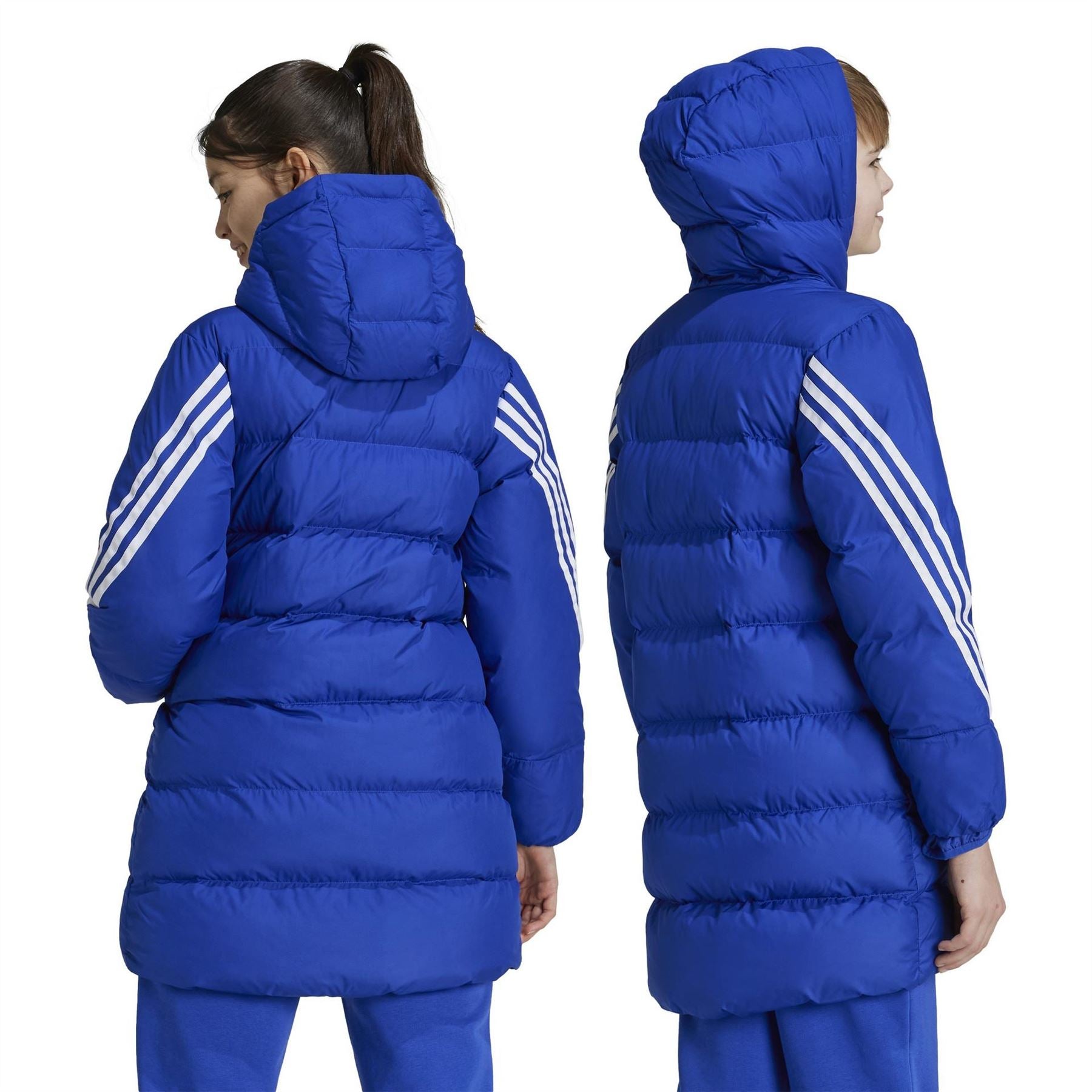 adidas Future Icons Hooded Long Sleeve Puffer Jacket