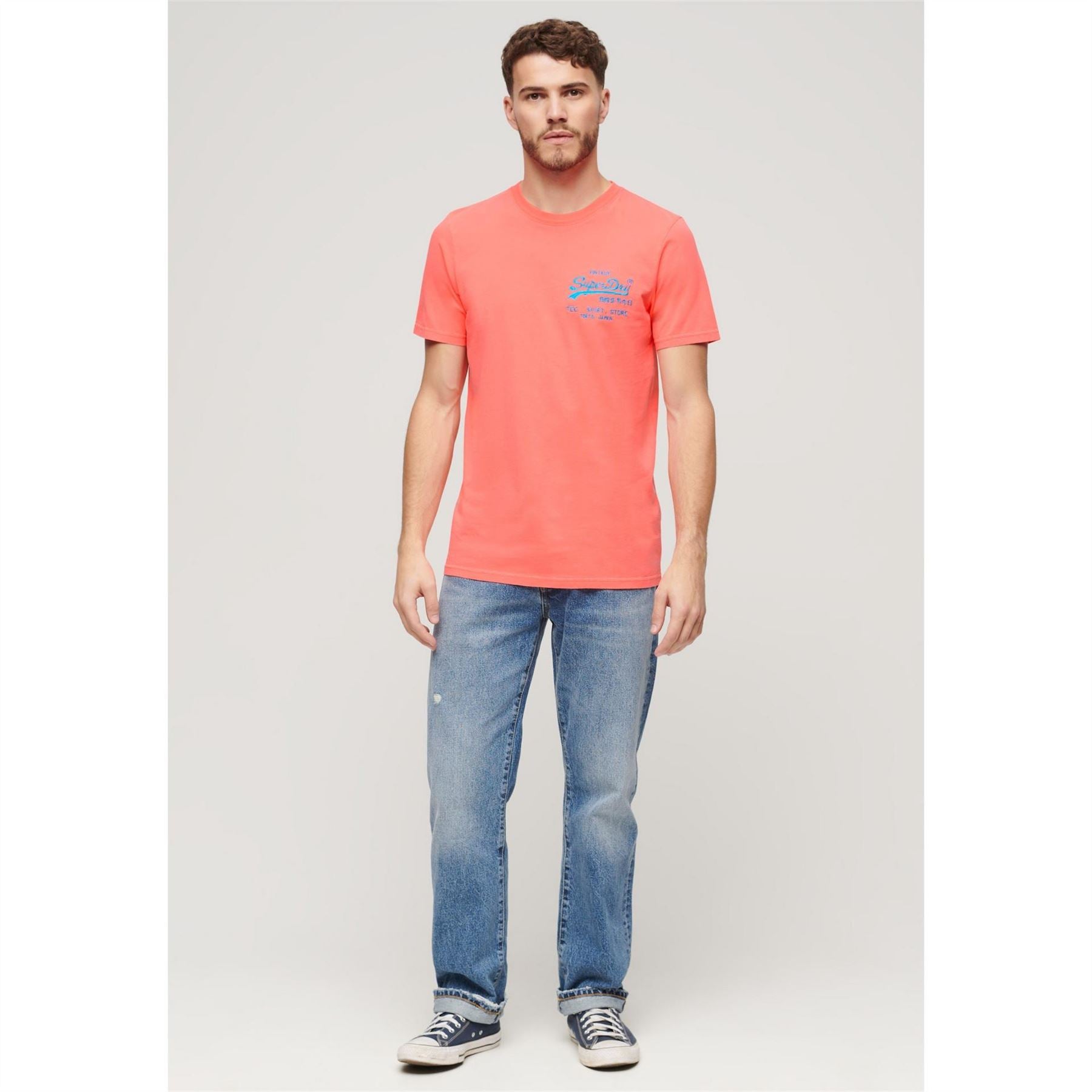 Superdry Neon Vintage Logo Regular Fit T-Shirt