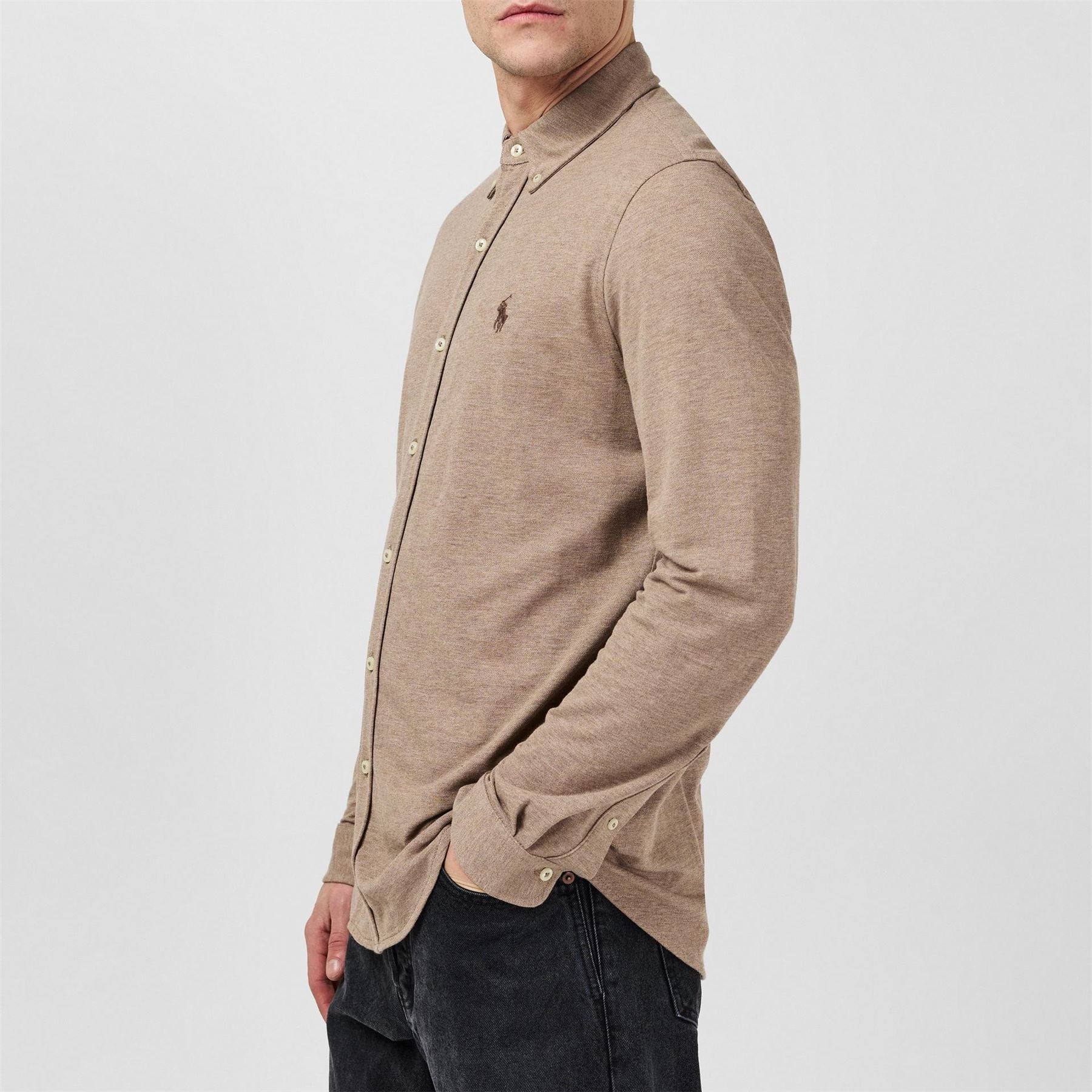 Polo Ralph Lauren Slim Fit Button Down Plain Shirt