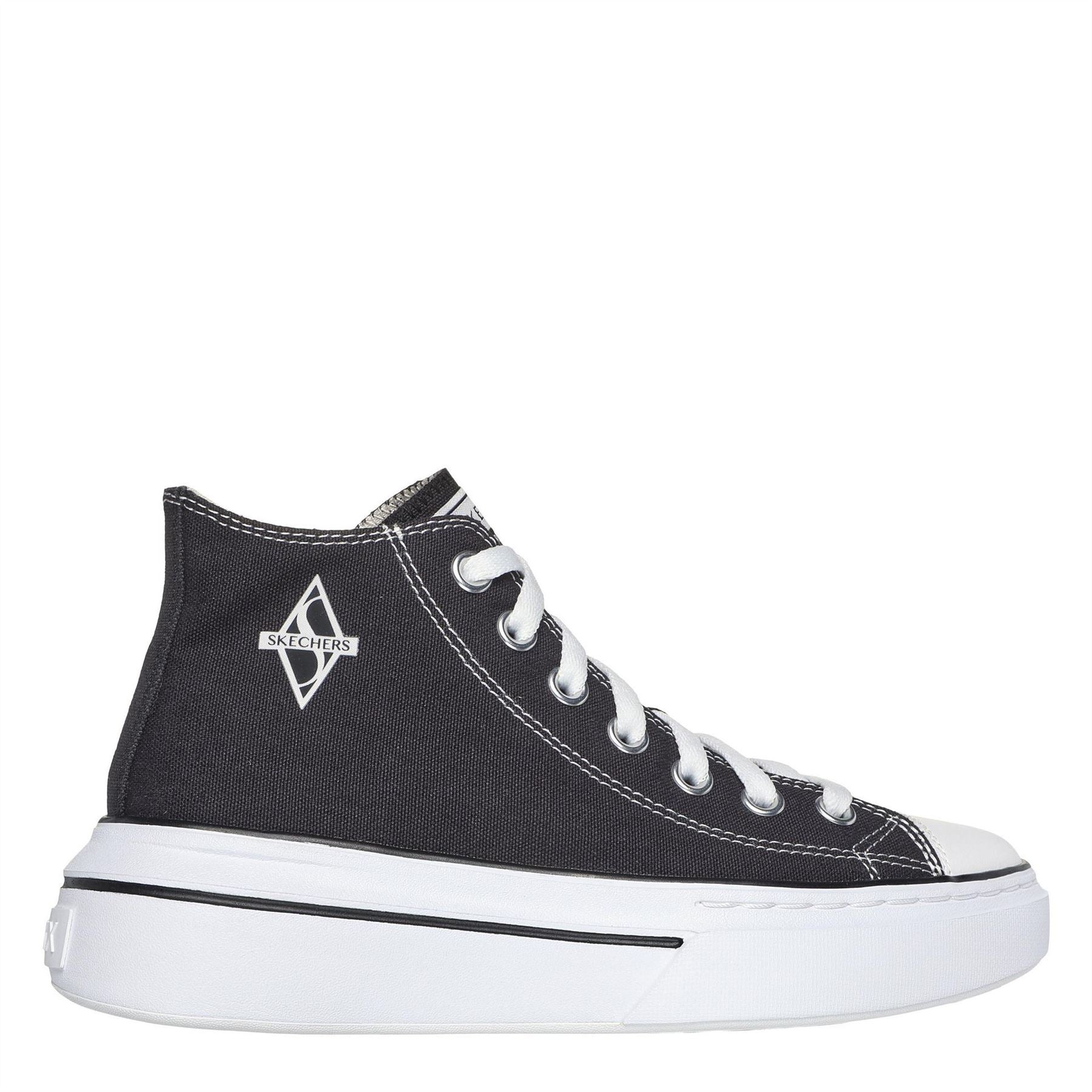 Skechers Womens Mid Top Lace Up W Air Cooled Low Top Trainers
