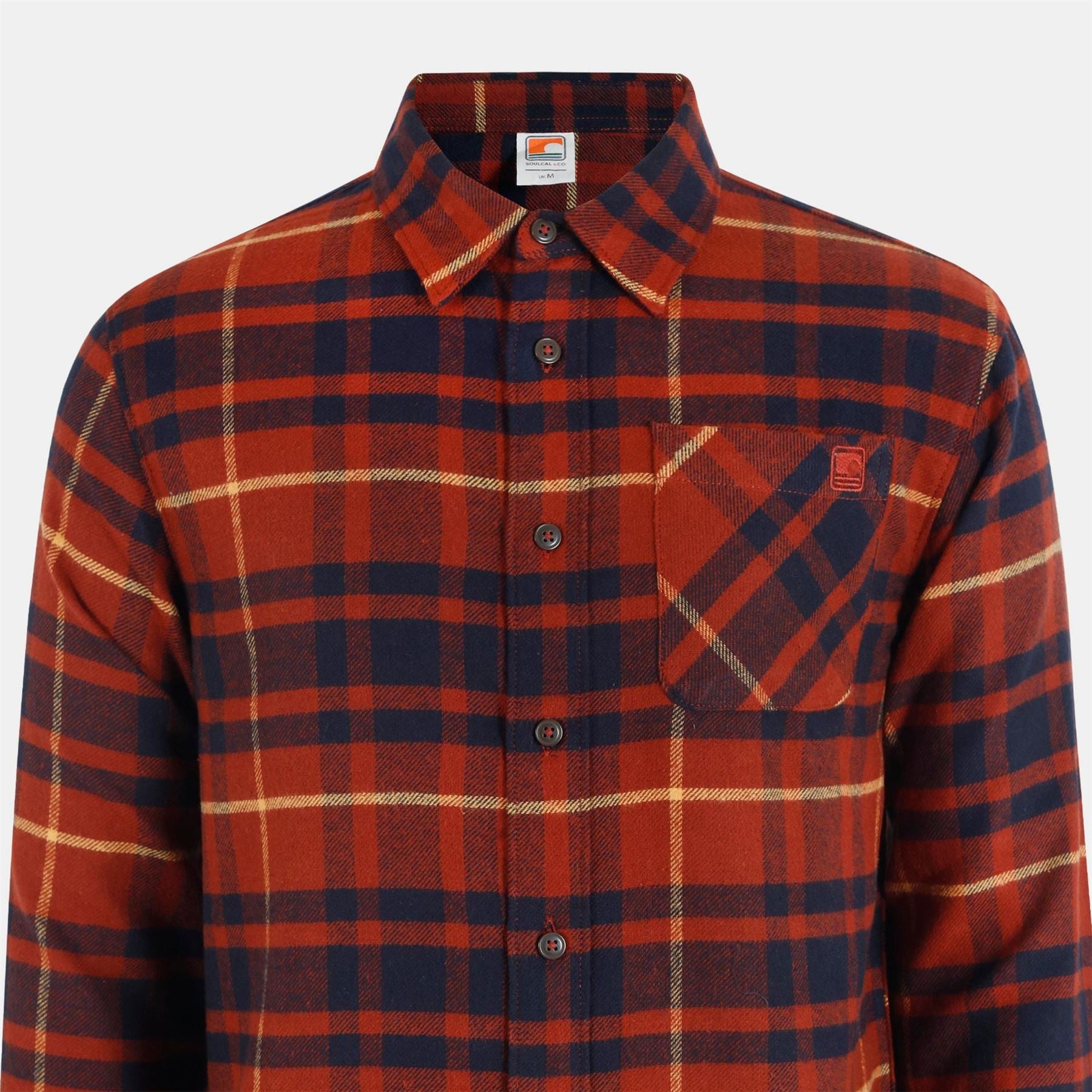 SoulCal Soul Check Long Sleeve Patterned Shirt