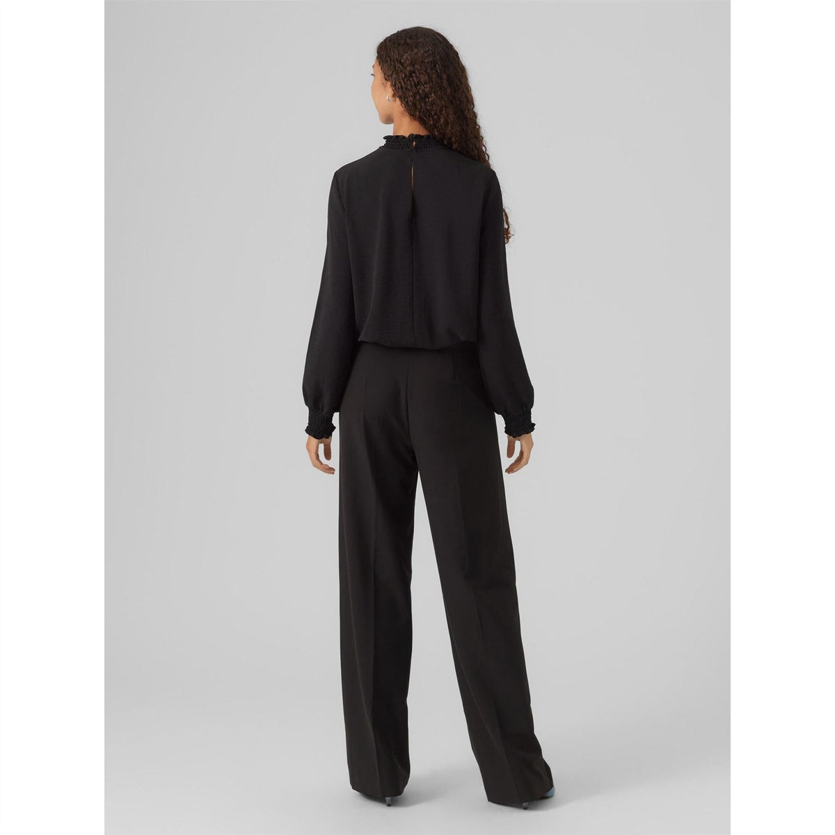 Vero Moda Open Neck Long Sleeve Blouse