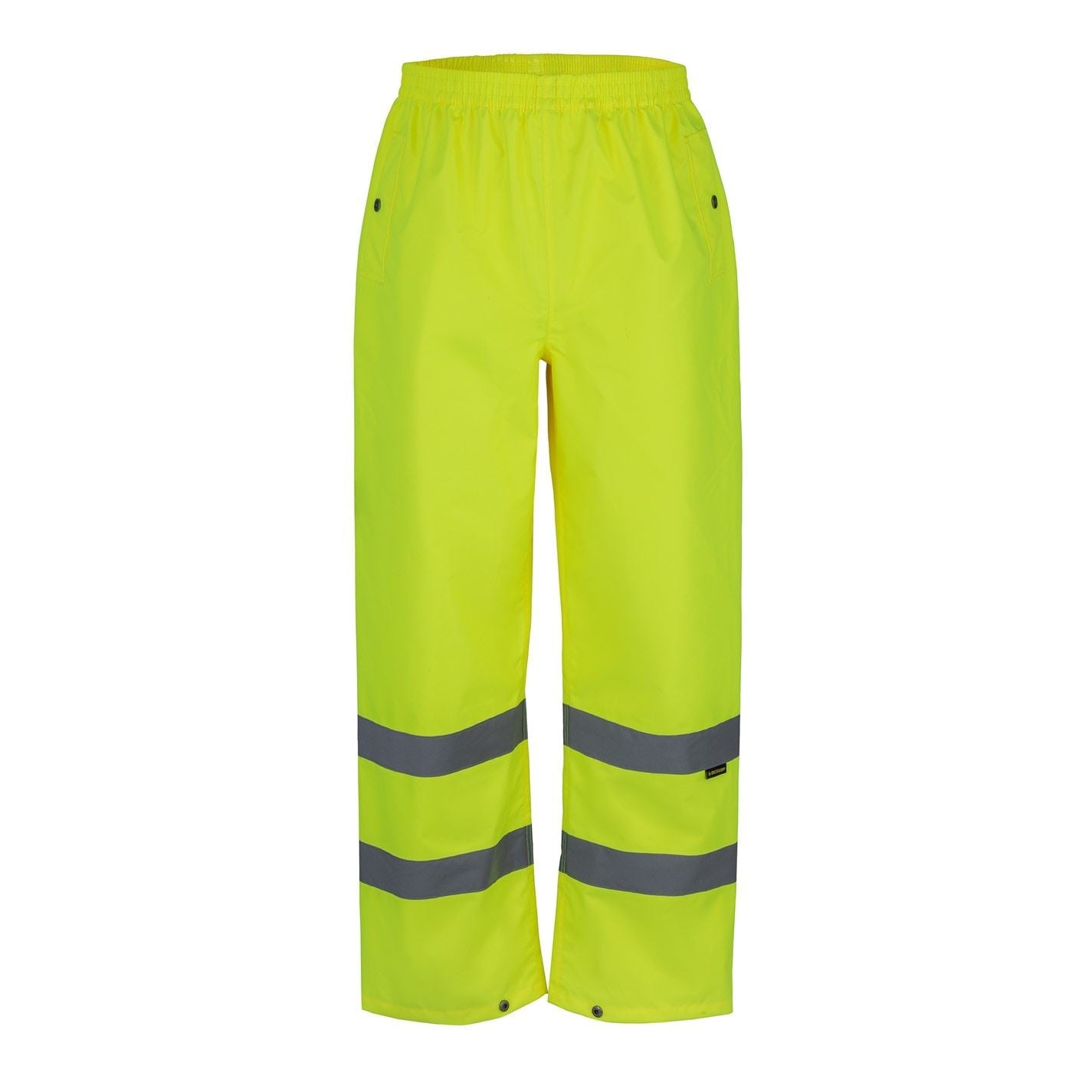Dunlop Mens Hi Vis Waterproof Work Pants