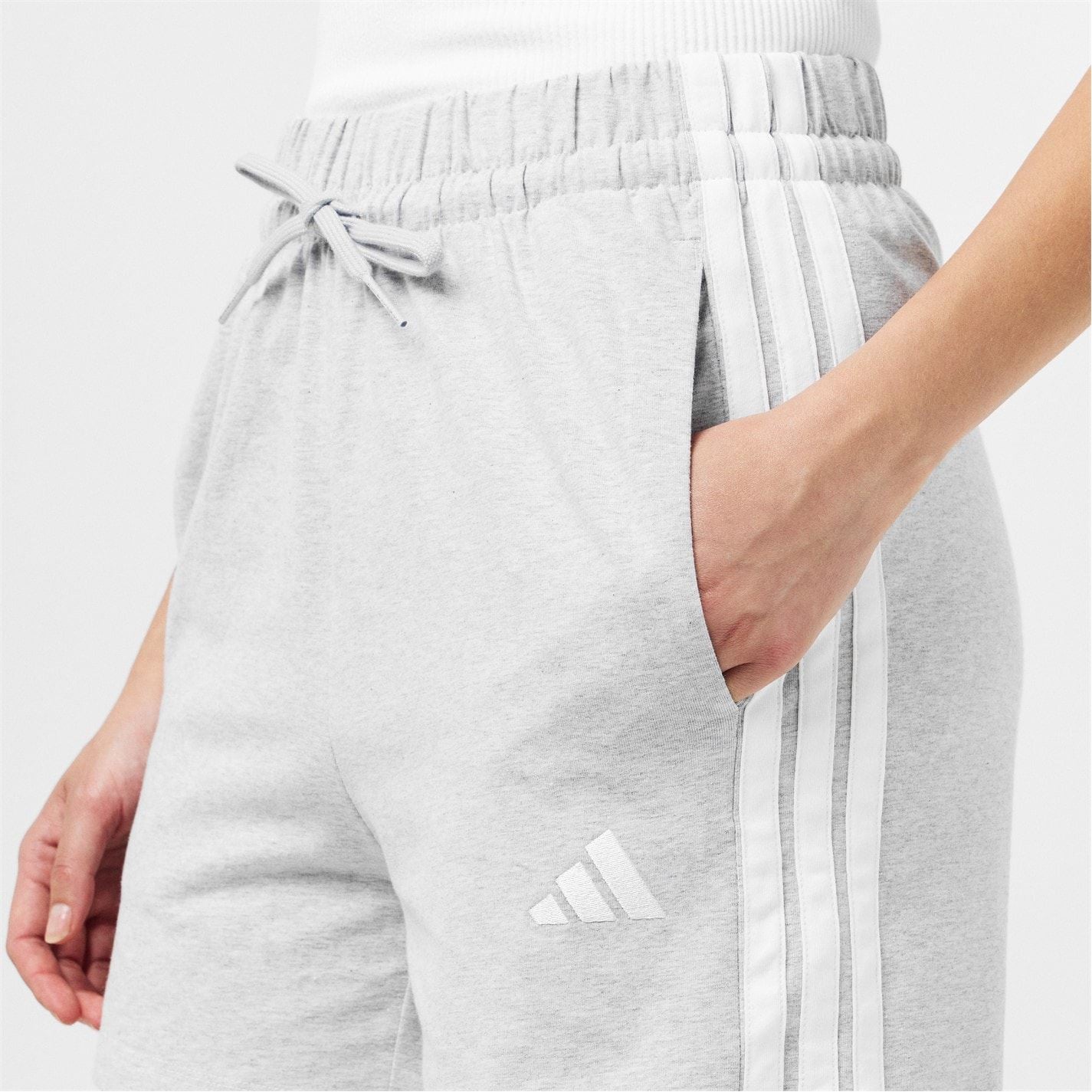 adidas Womens Essentials 3 Stripe Shorts