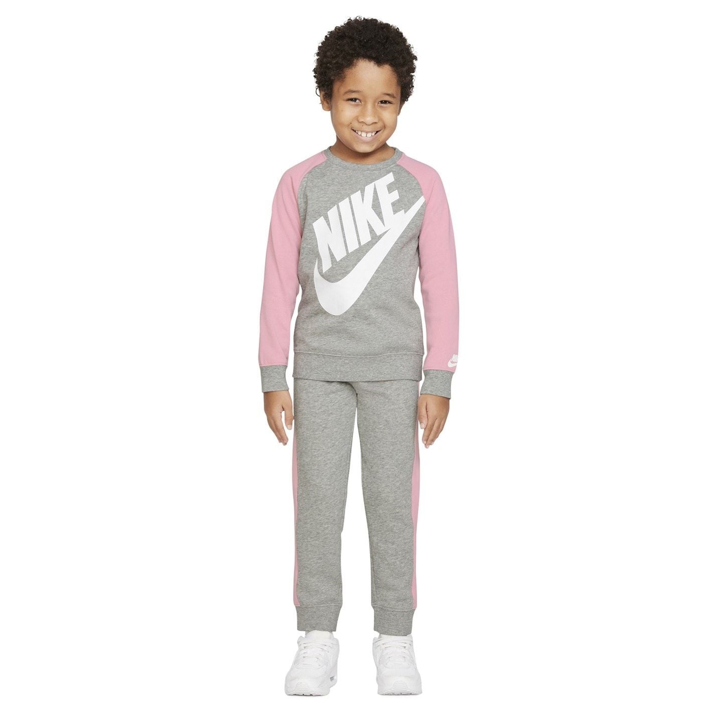Nike Crew Neck Long Sleeve Sweatshirt Jogger Set
