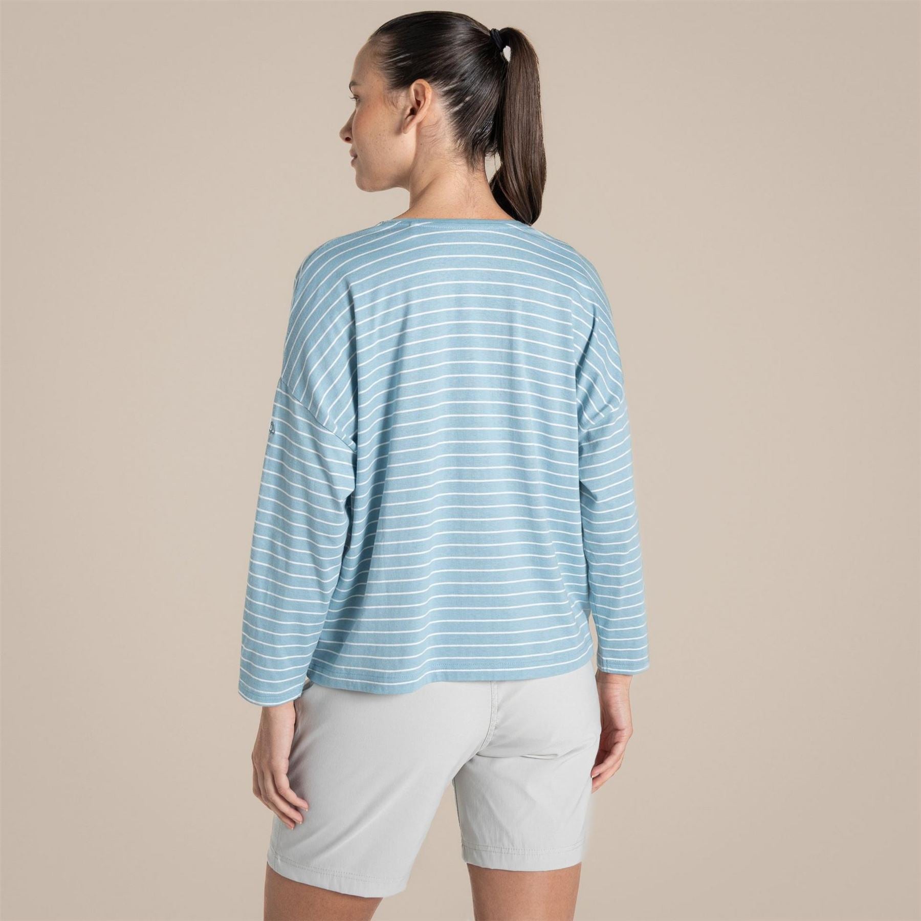 Craghoppers Kielder Crew Neck Long Sleeve Drop Shoulder T-Shirt