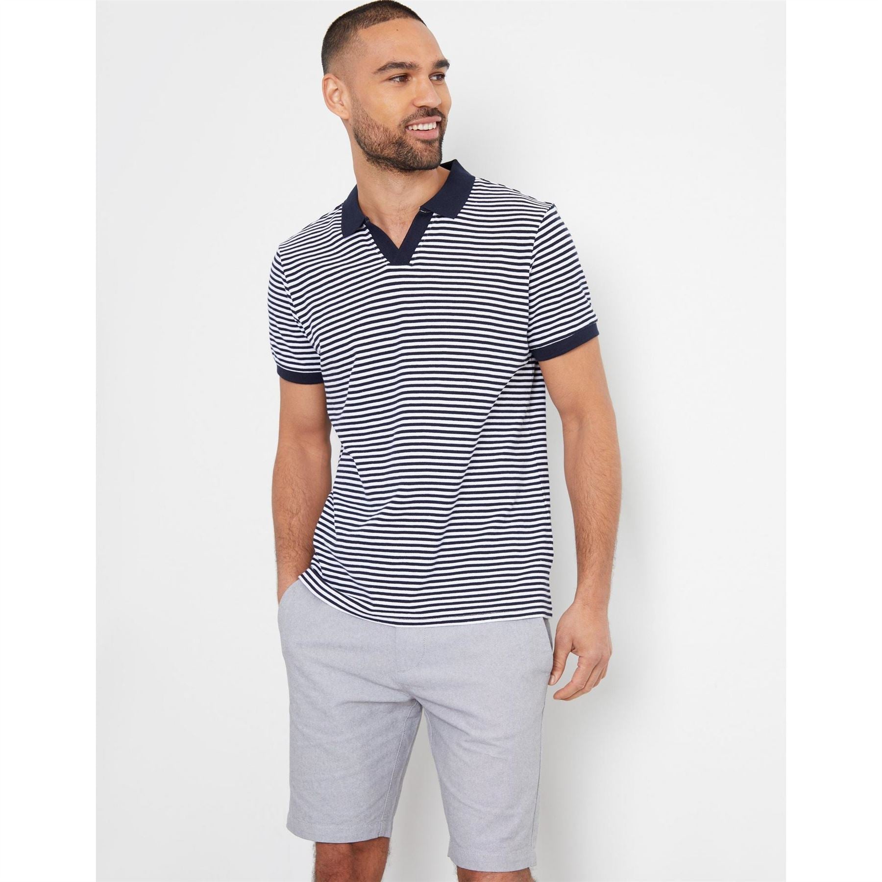 Threadbare Domino Regular Fit Short Sleeve Shirt