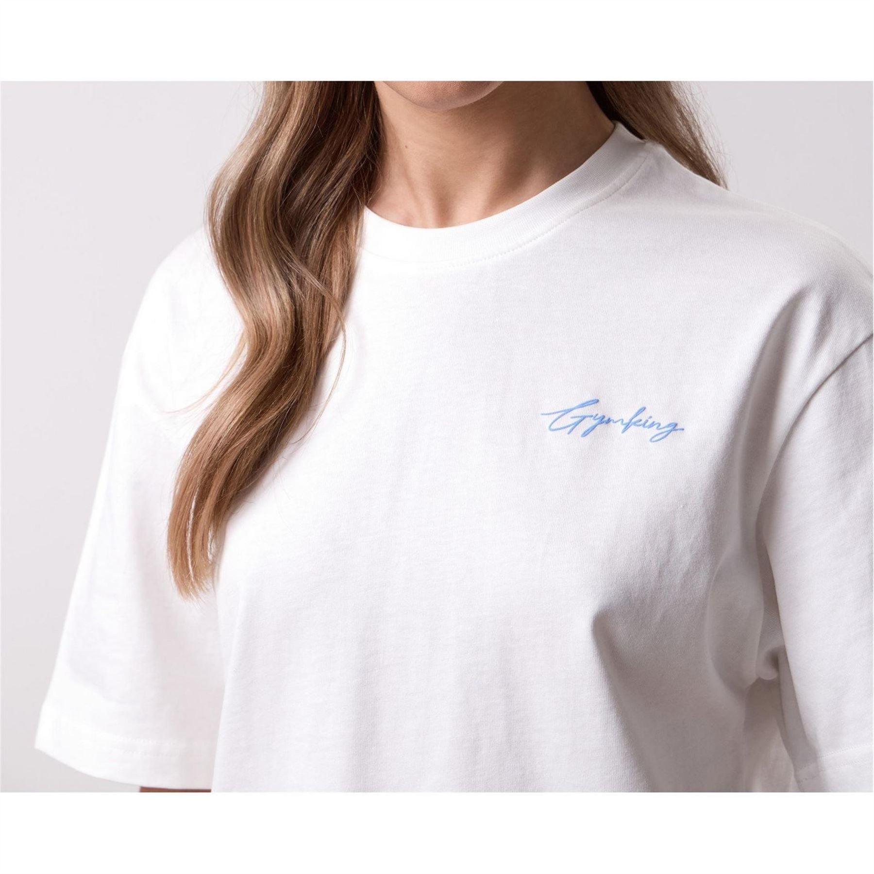 Gym King Gymki Script Boyfriend Regular Fit T-Shirt