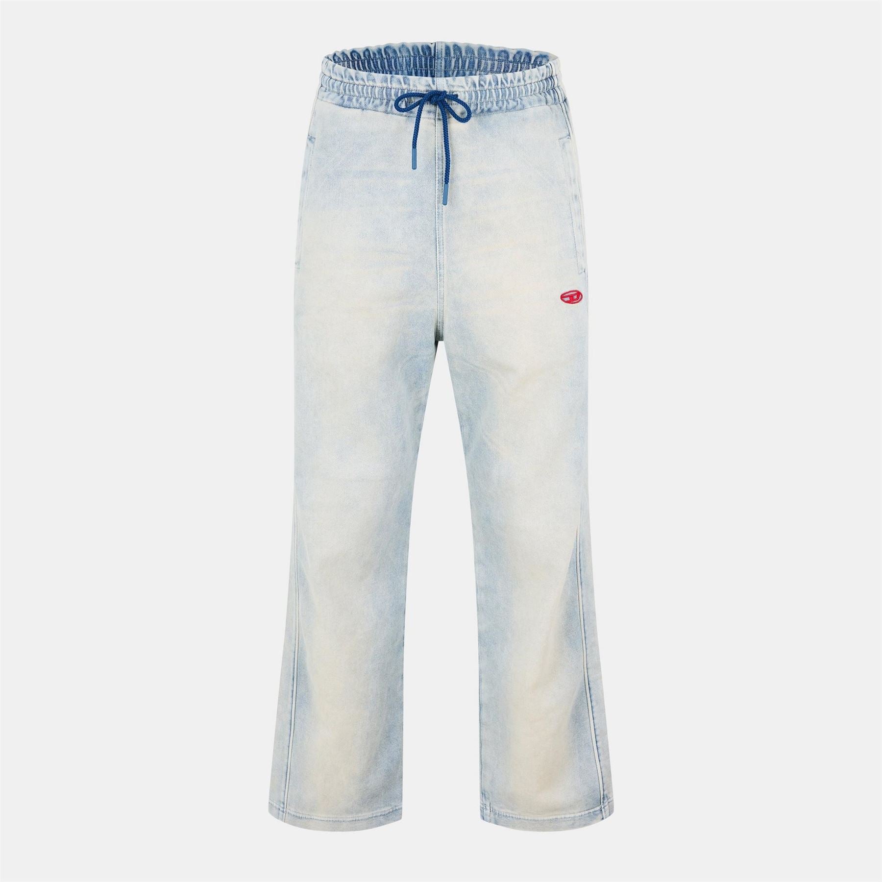 Diesel Wide Leg Relaxed Fit Jeans