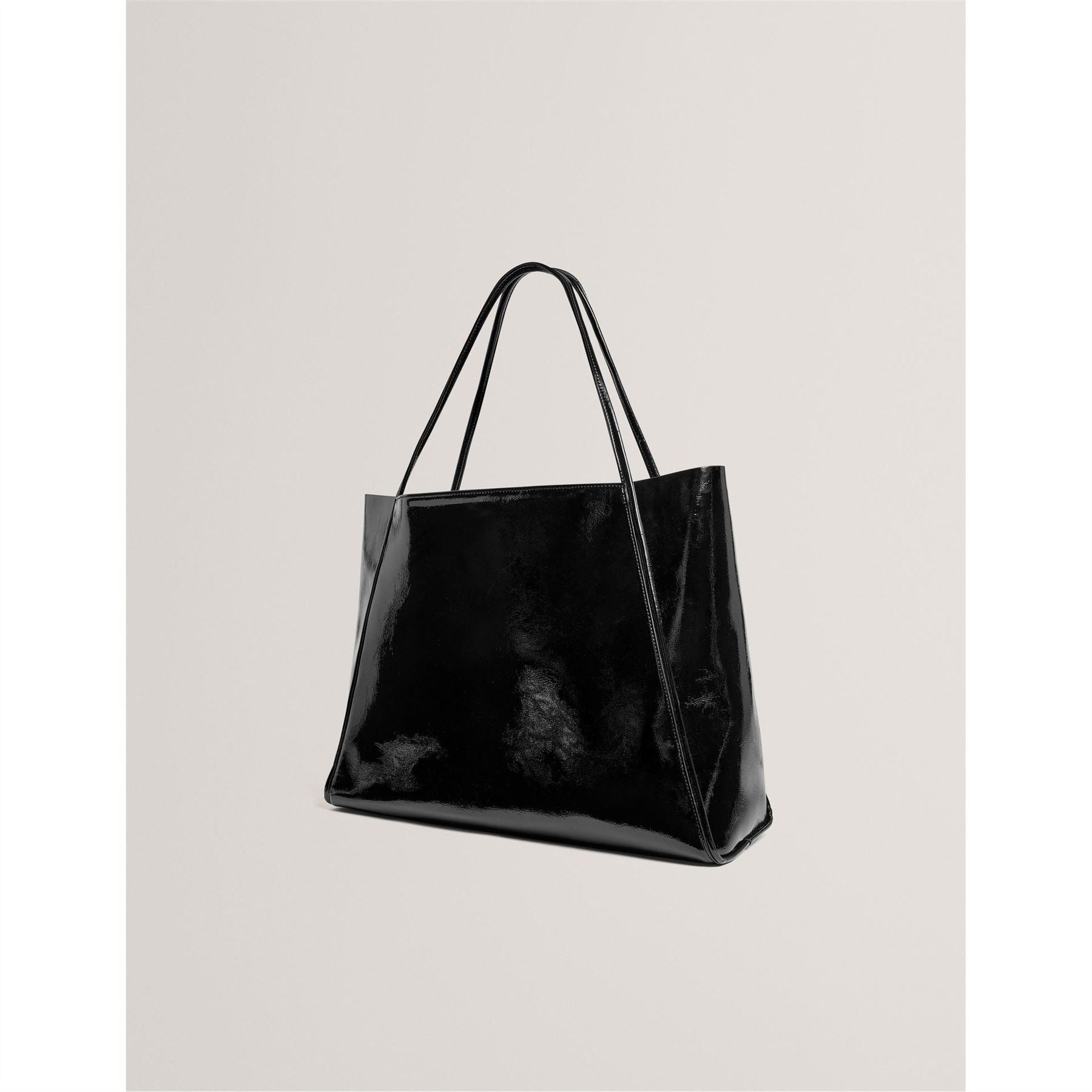 Ted Baker Slouch Trapezoid Shaped Tote with Gold Tone Hardware