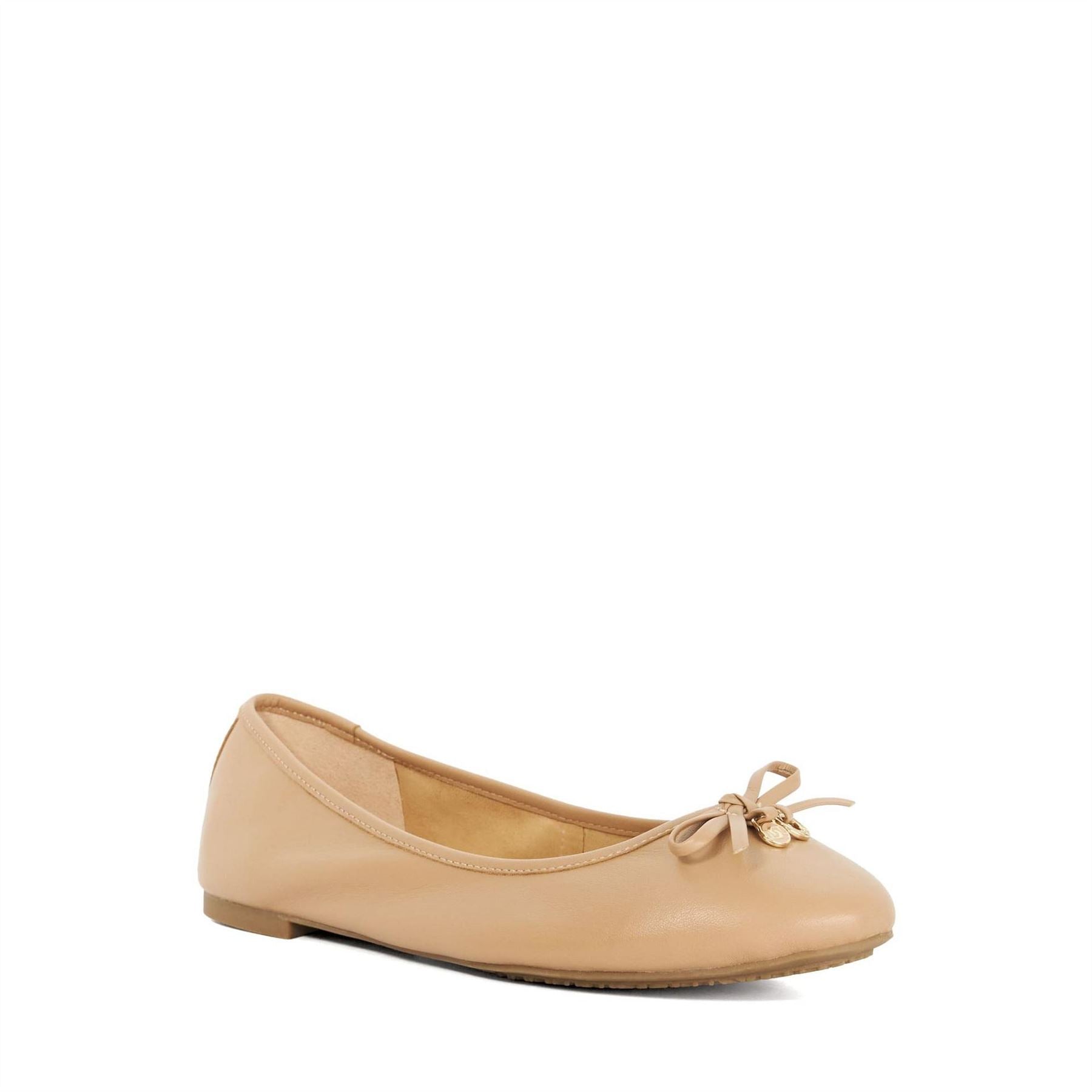 Dune London Bow Embellished Ballet Flats Pumps
