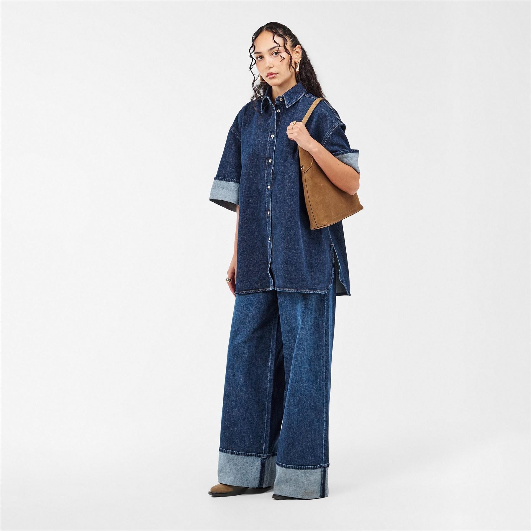 7 For All Mankind Marie Wide Leg Wide Fit Jeans