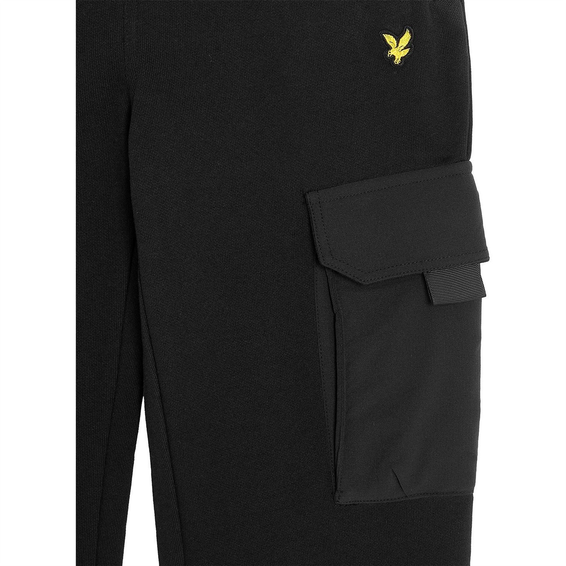 Lyle and Scott Solid Patterned Straight Cargo Joggers