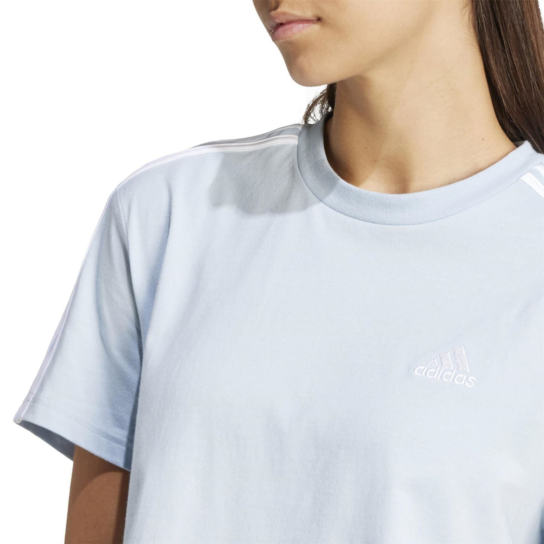 adidas Womens 3s Crop T-Shirt