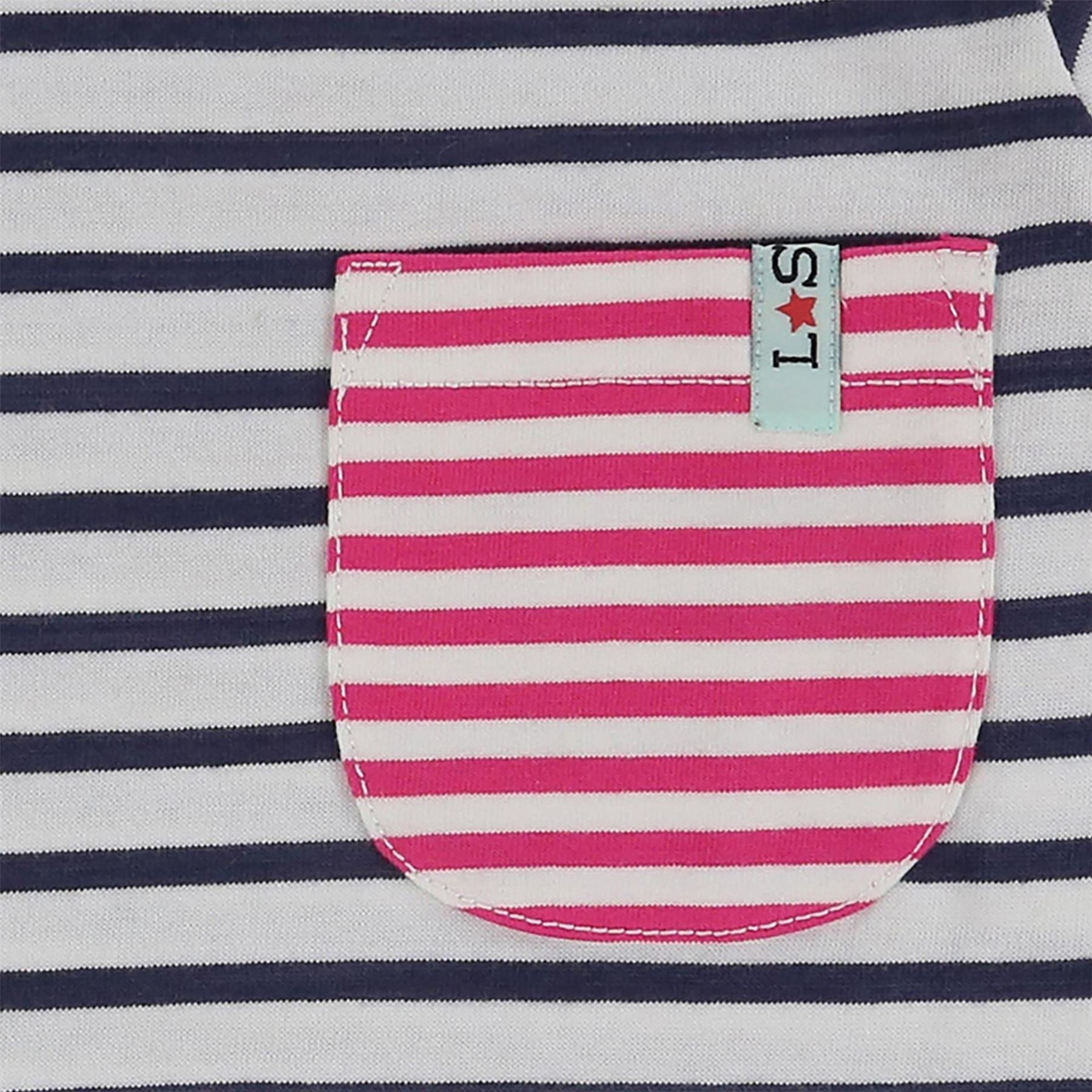 Lilly and Sid Regular Fit Pocket Layering T-Shirt