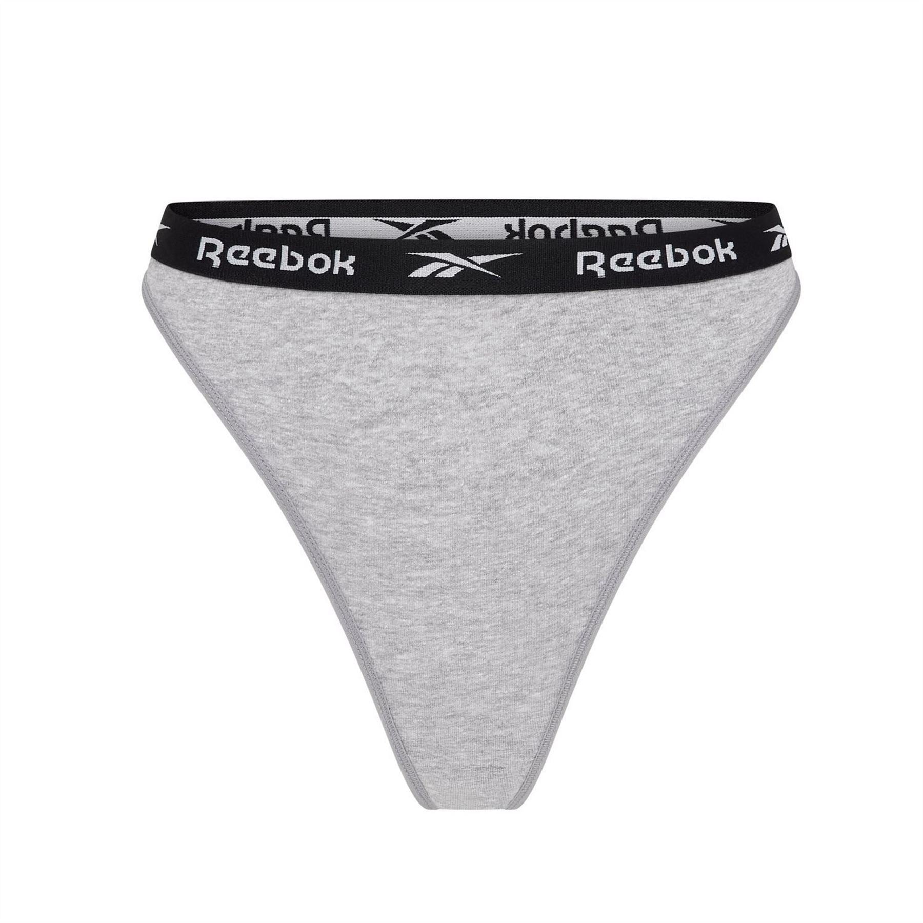 Reebok Womens 3 Pack Thong Lotty