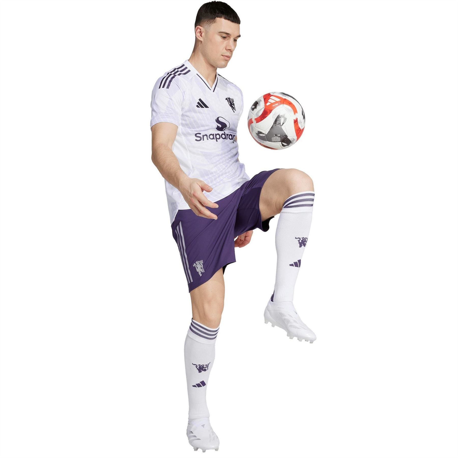 adidas Manchester United Away Authentic Shirt 2025 2026 Adults