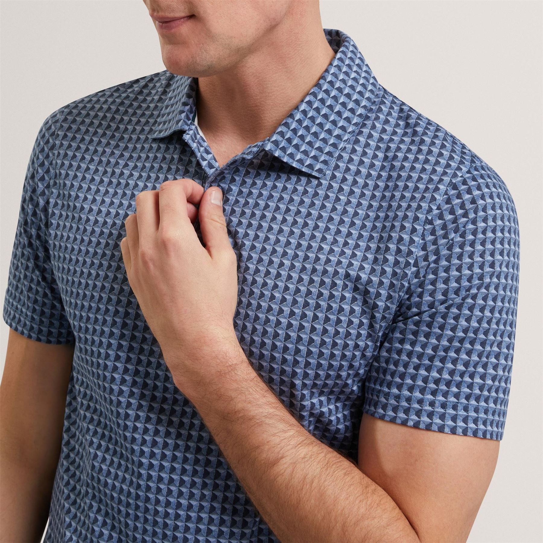 Ted Baker Ss Paint Geopolo Sn62