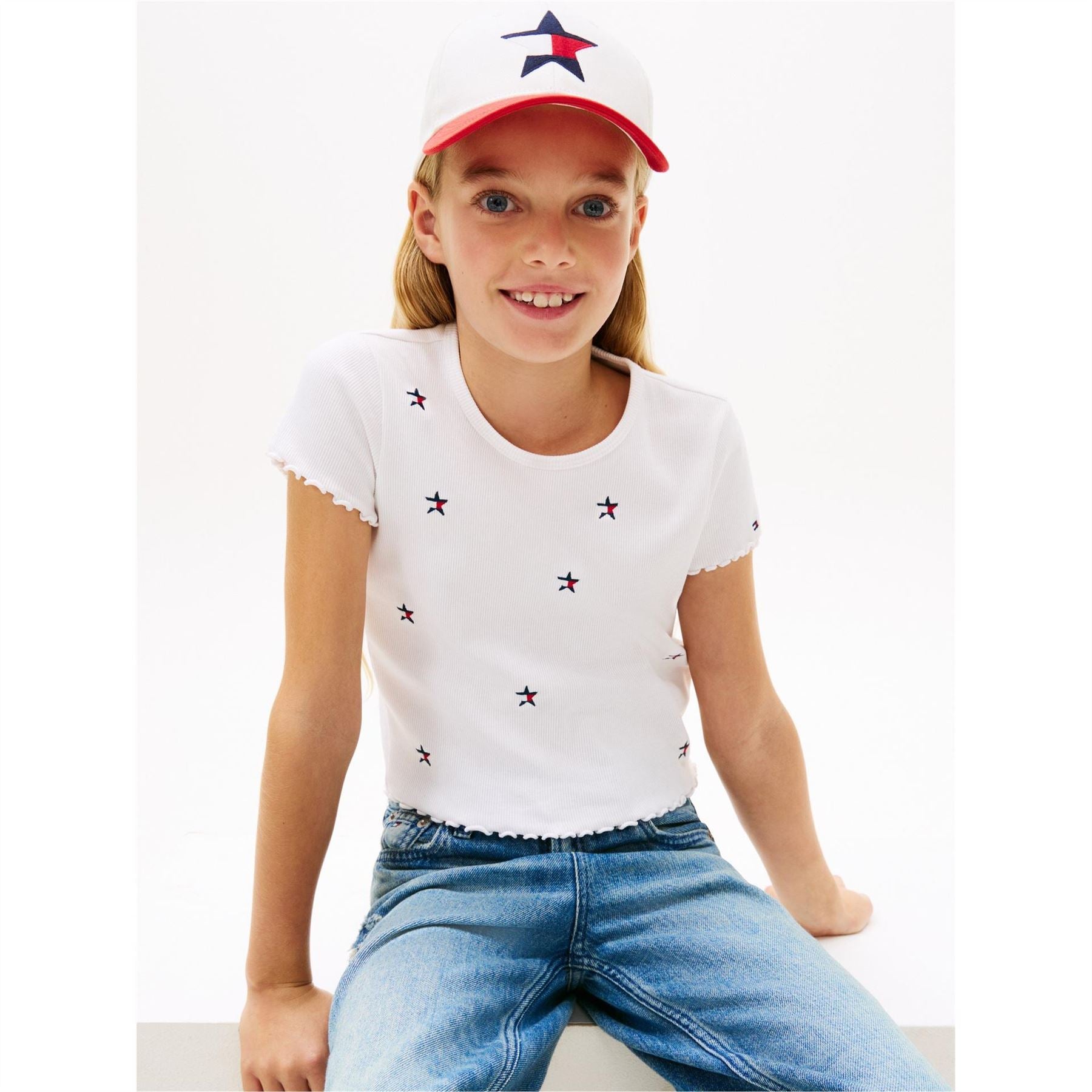 Tommy Hilfiger Rib Star Top Jn63