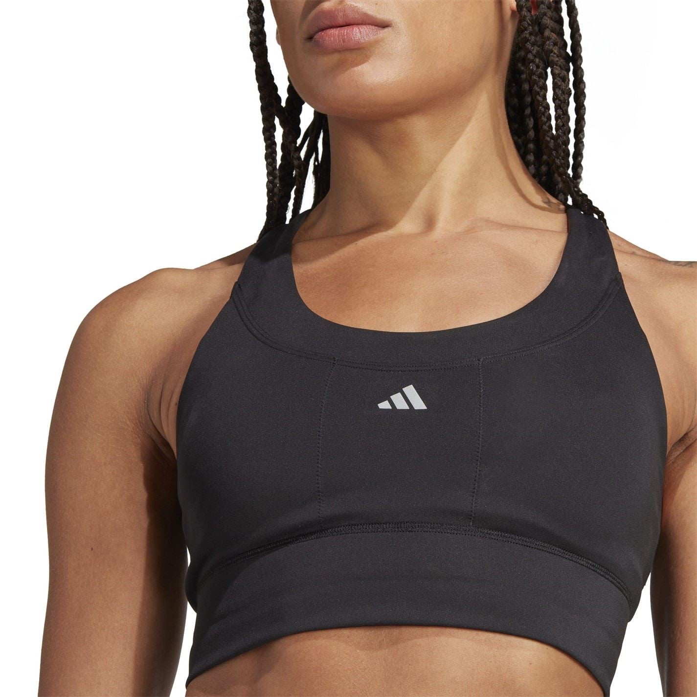 adidas Womens Run Ms Pkt Bra Low Impact Sports