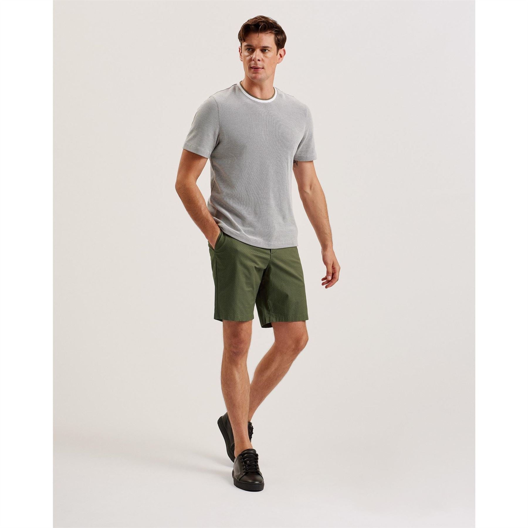 Ted Baker Geometric Patterned Bermuda Shorts