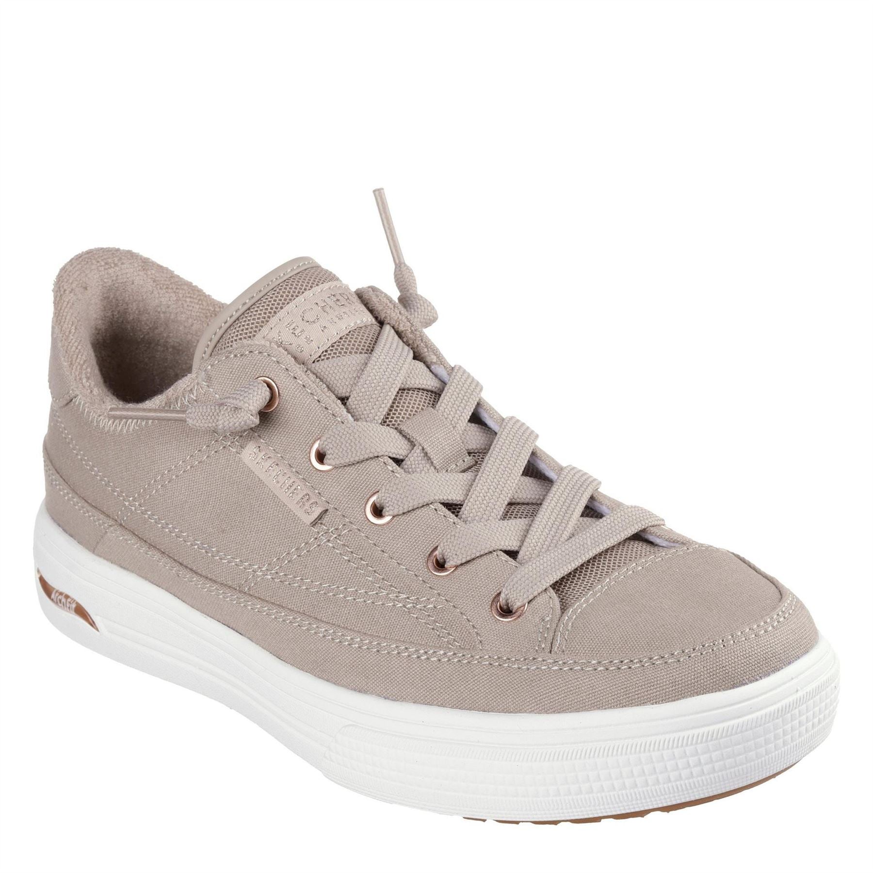 Skechers Womens Fit Arcade Meet Ya There Canvasas Trainers