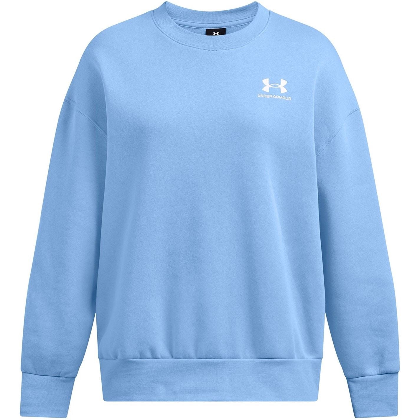 Under Armour Womens Armour Essential Fleece Os Crew Sweatshirt