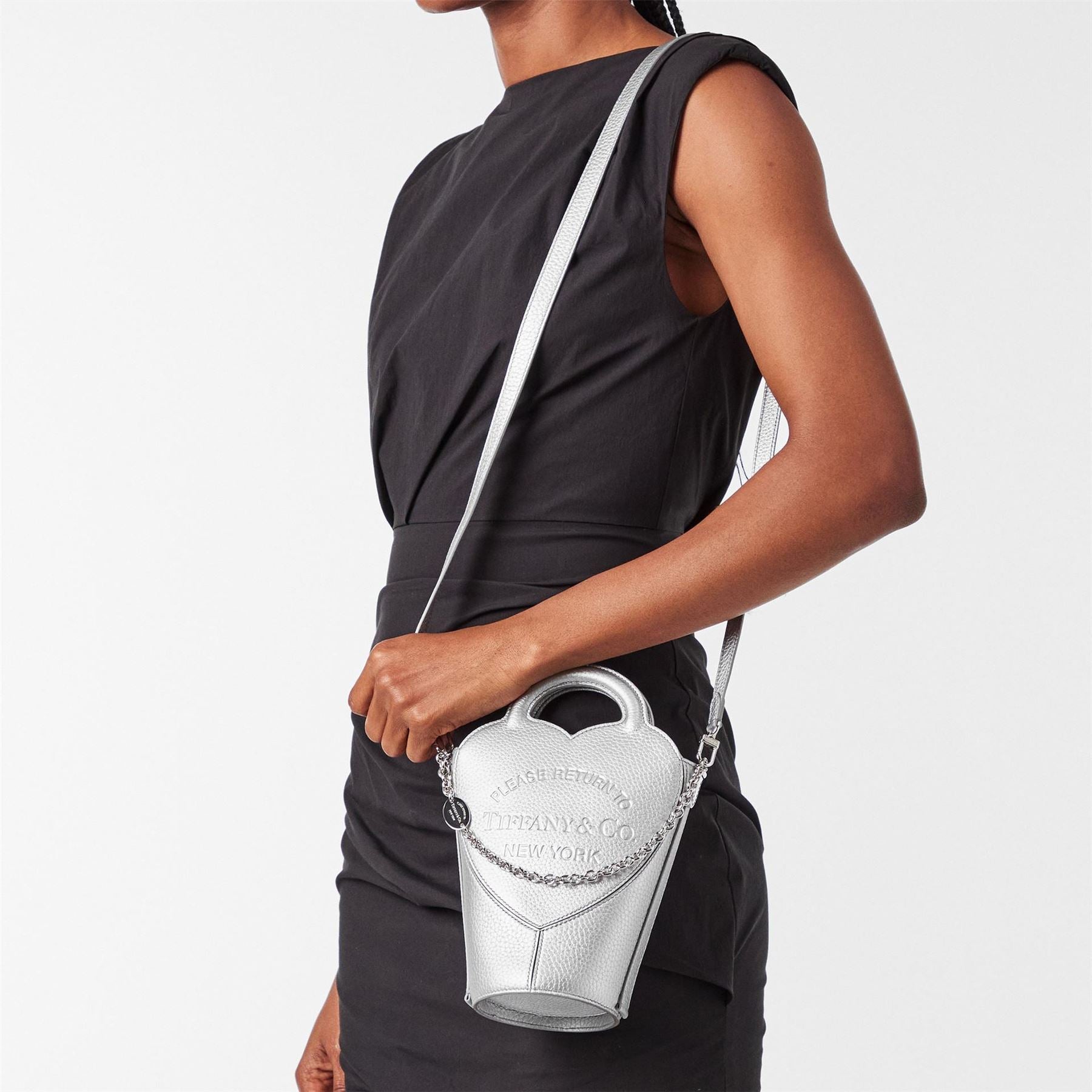 Tiffany  Crossbodyody Bag, Silver Design