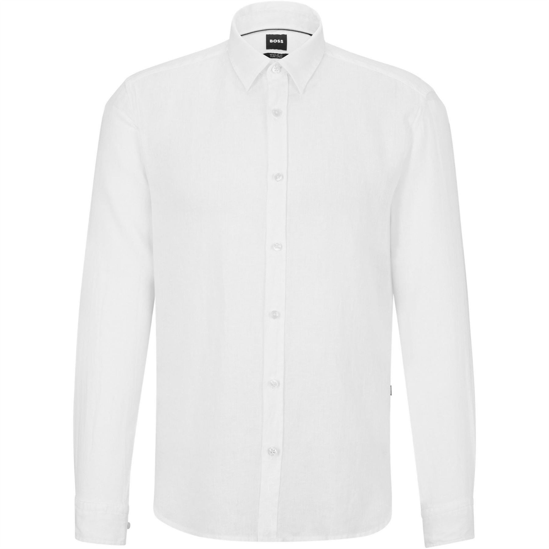 Boss Liam Collared Neck Long Sleeve Shirt