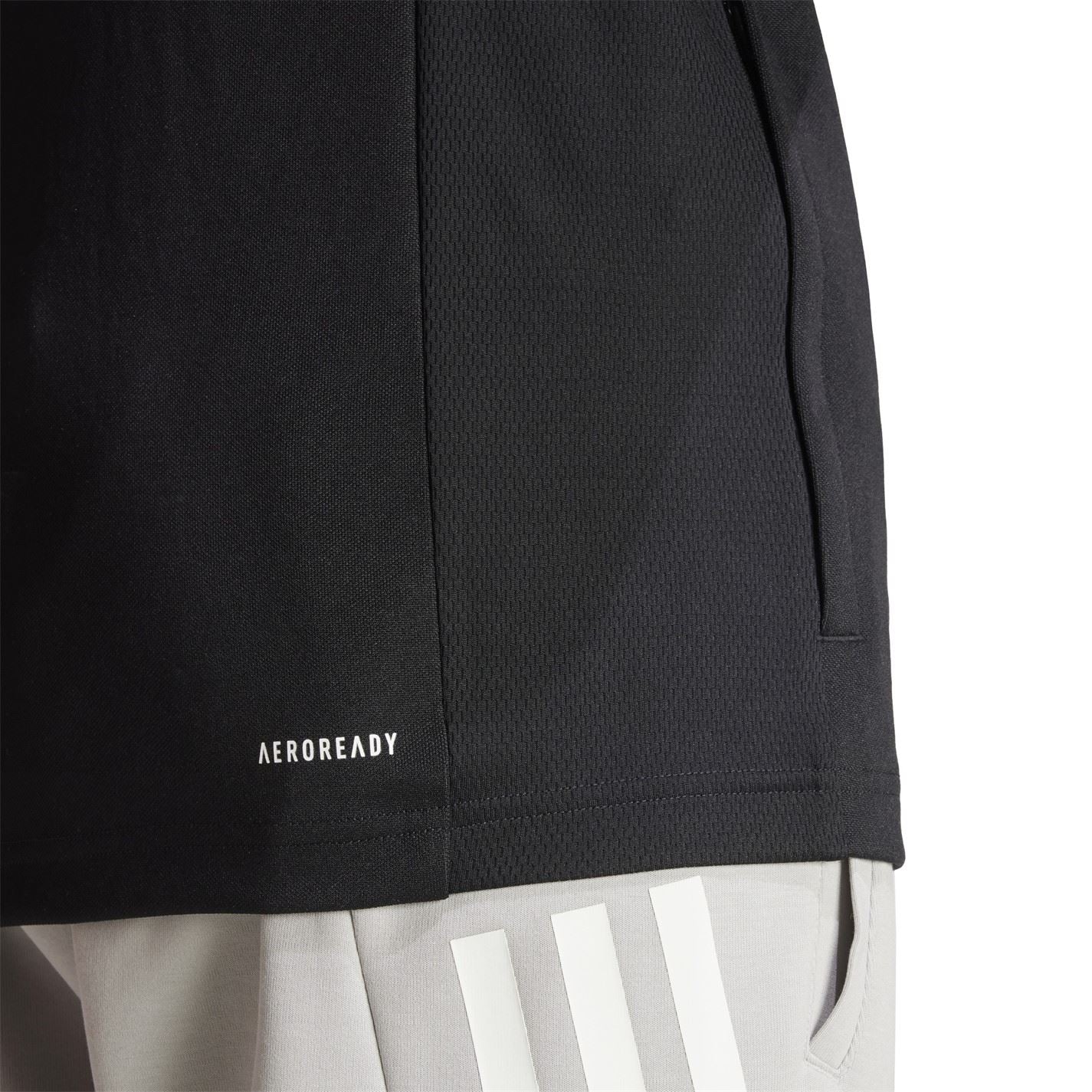 adidas Mens Sereno Long Sleeve Zip Top