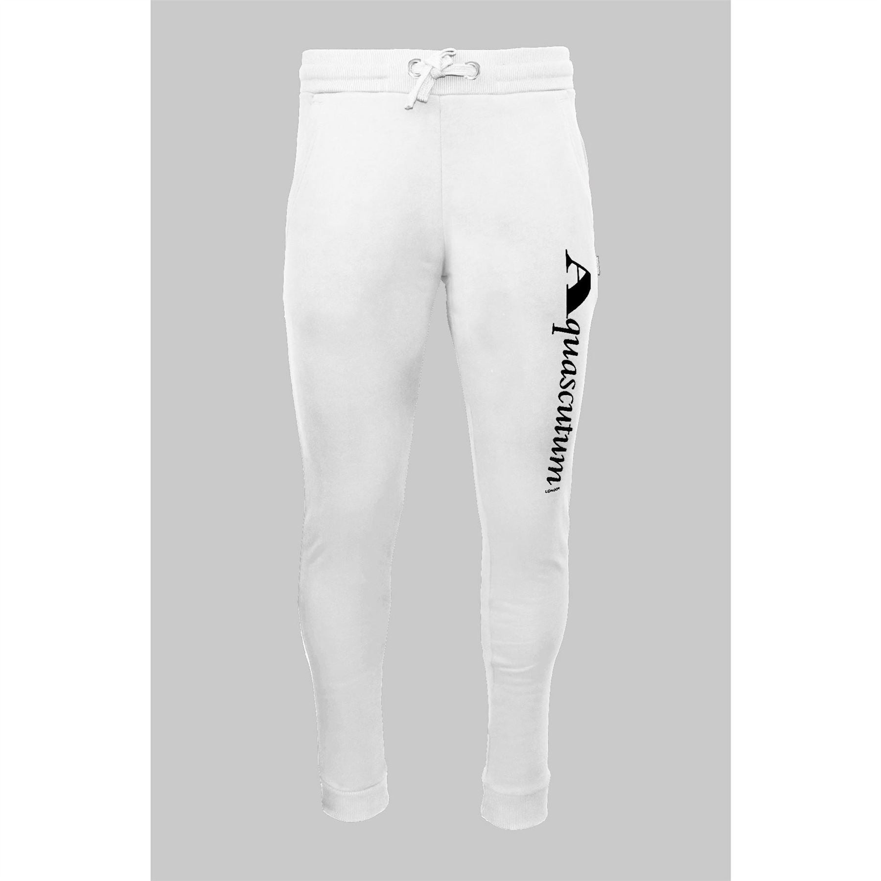 Aquascutum Logo Print Slim Tapered Joggers