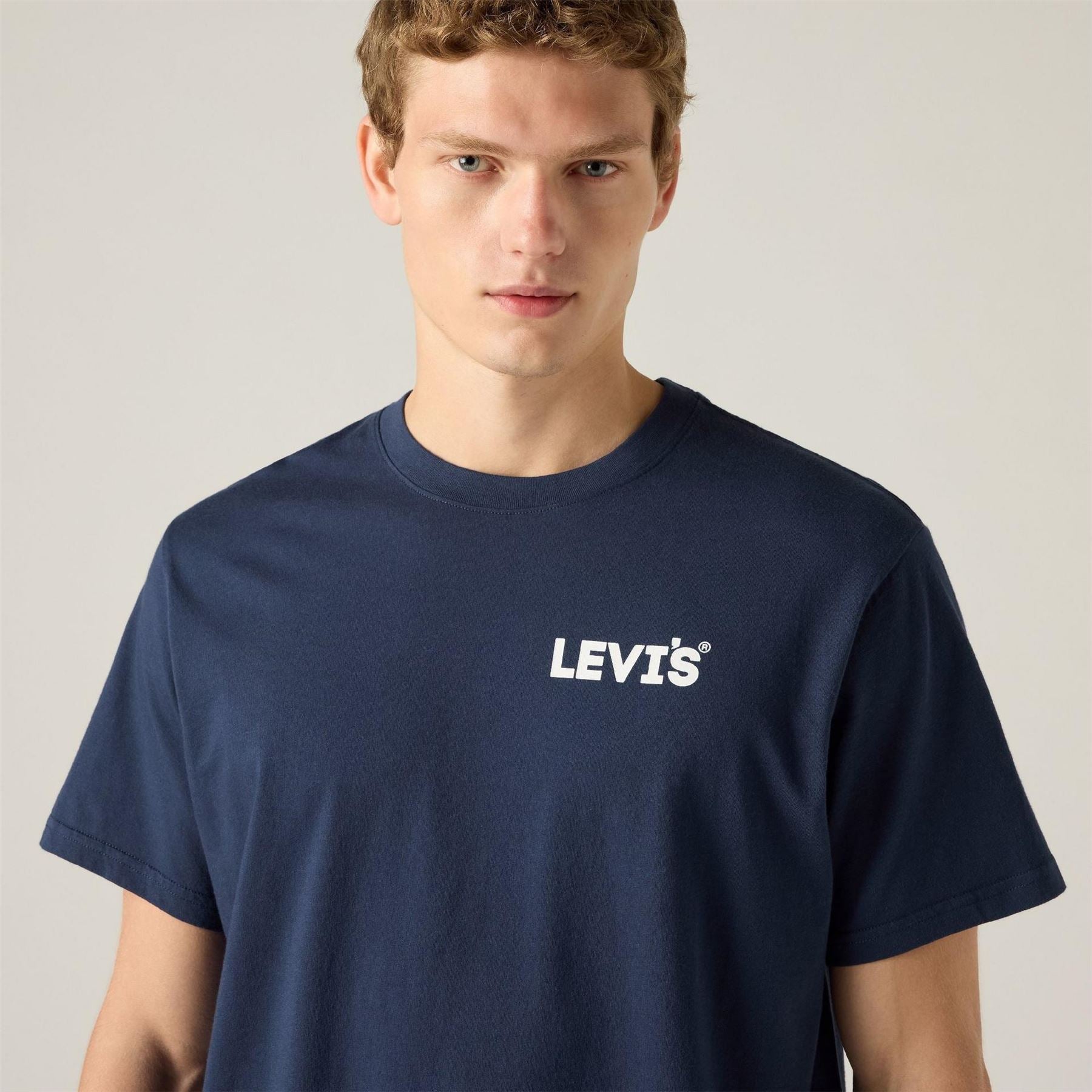 Levis Headline Logo Cotton Short Sleeve Oversized Fit T-Shirt