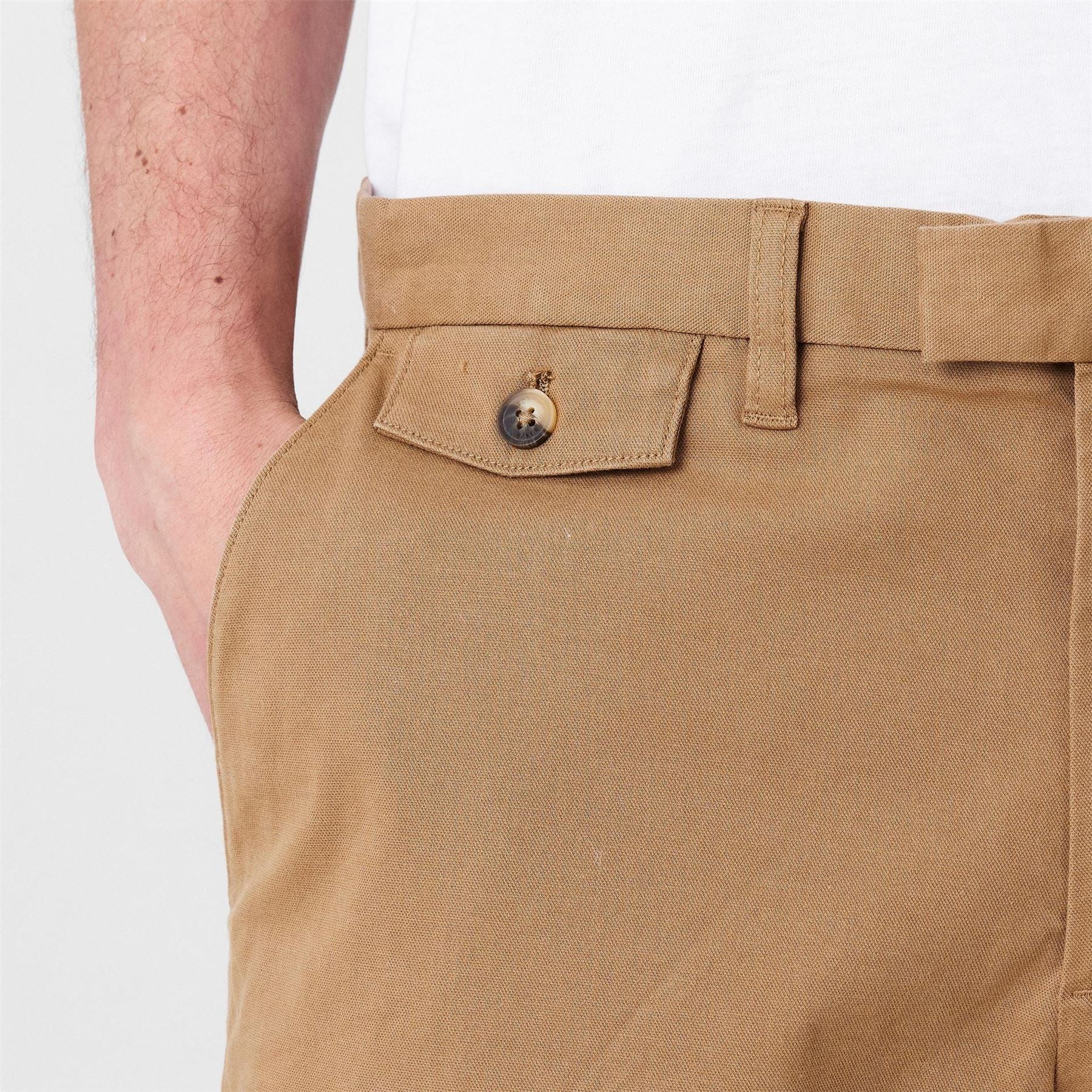Ted Baker Solid Patterned Chino Shorts