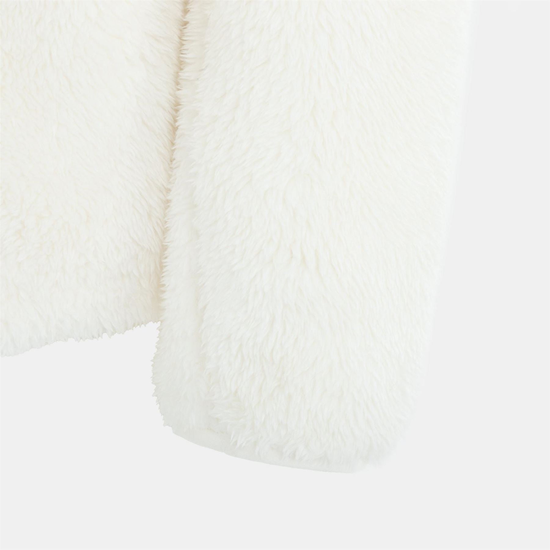 SoulCal Full Zipper Solid Patterned Fleece Jacket