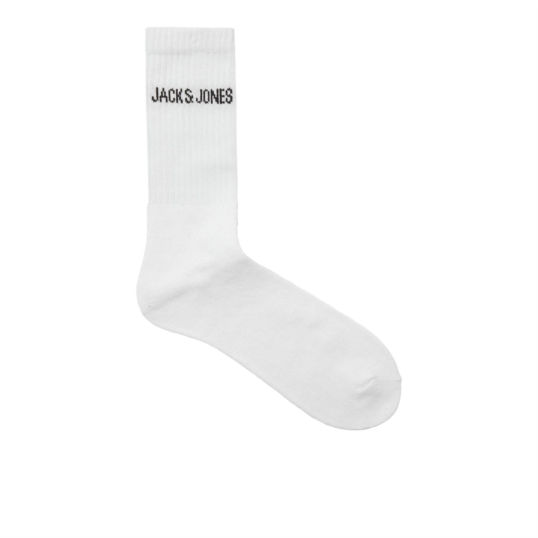 Jack and Jones 5 Pack Regen Lettering Junior Crew Socks